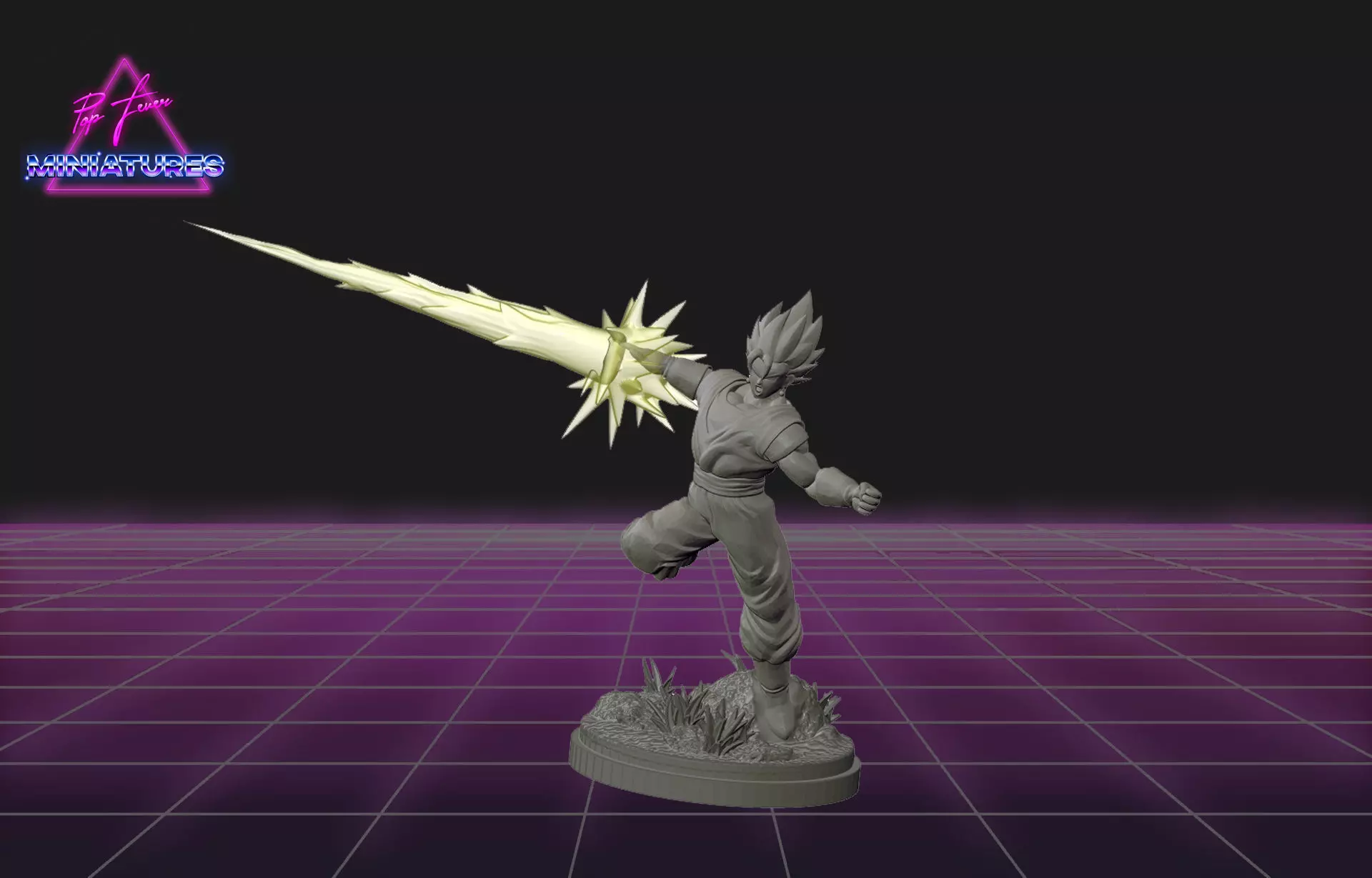 Vegetto from Dragon Ball with Spirit Sword 3D print model_0