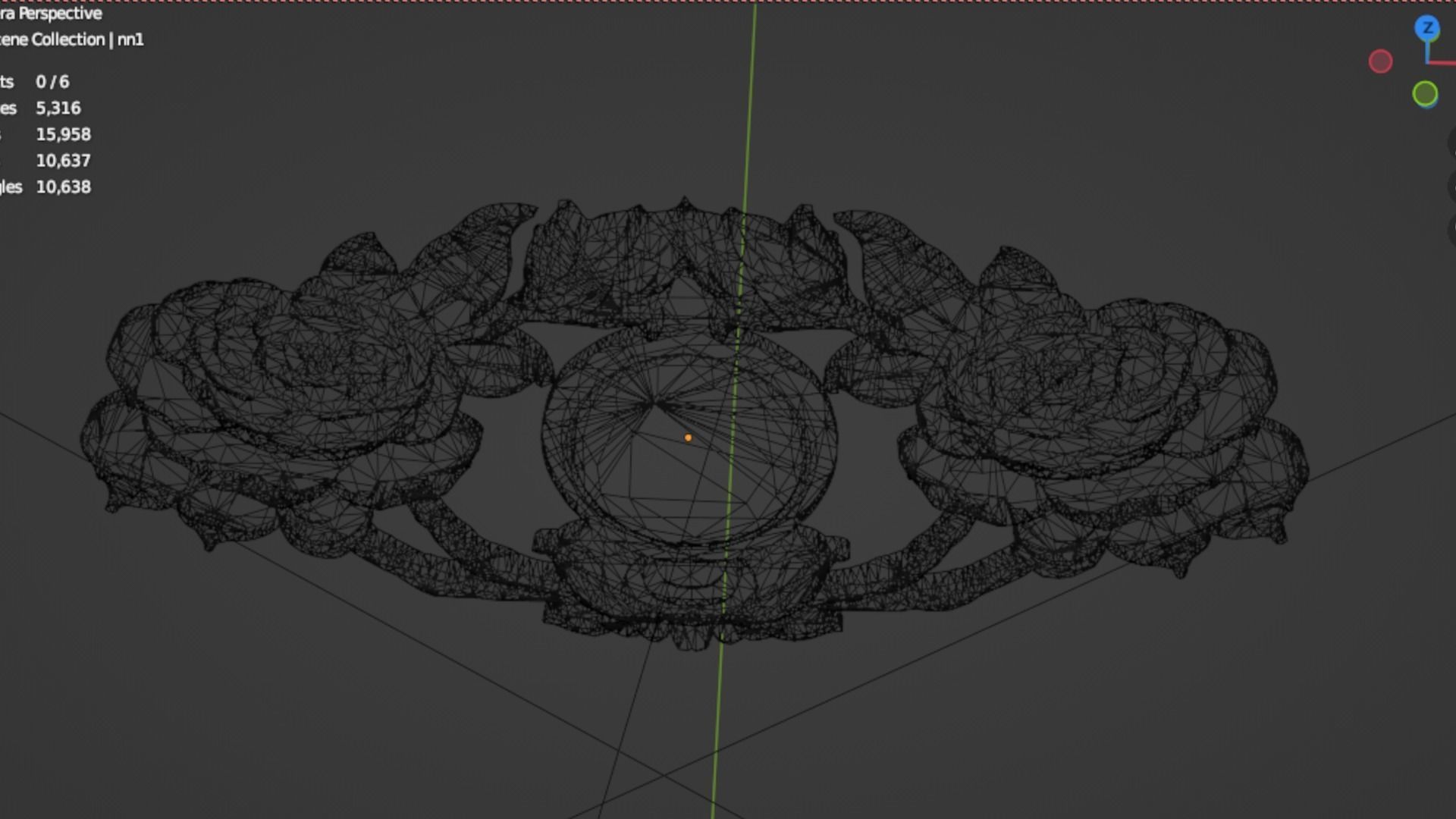 Classic decor ornament 238 3D model_5