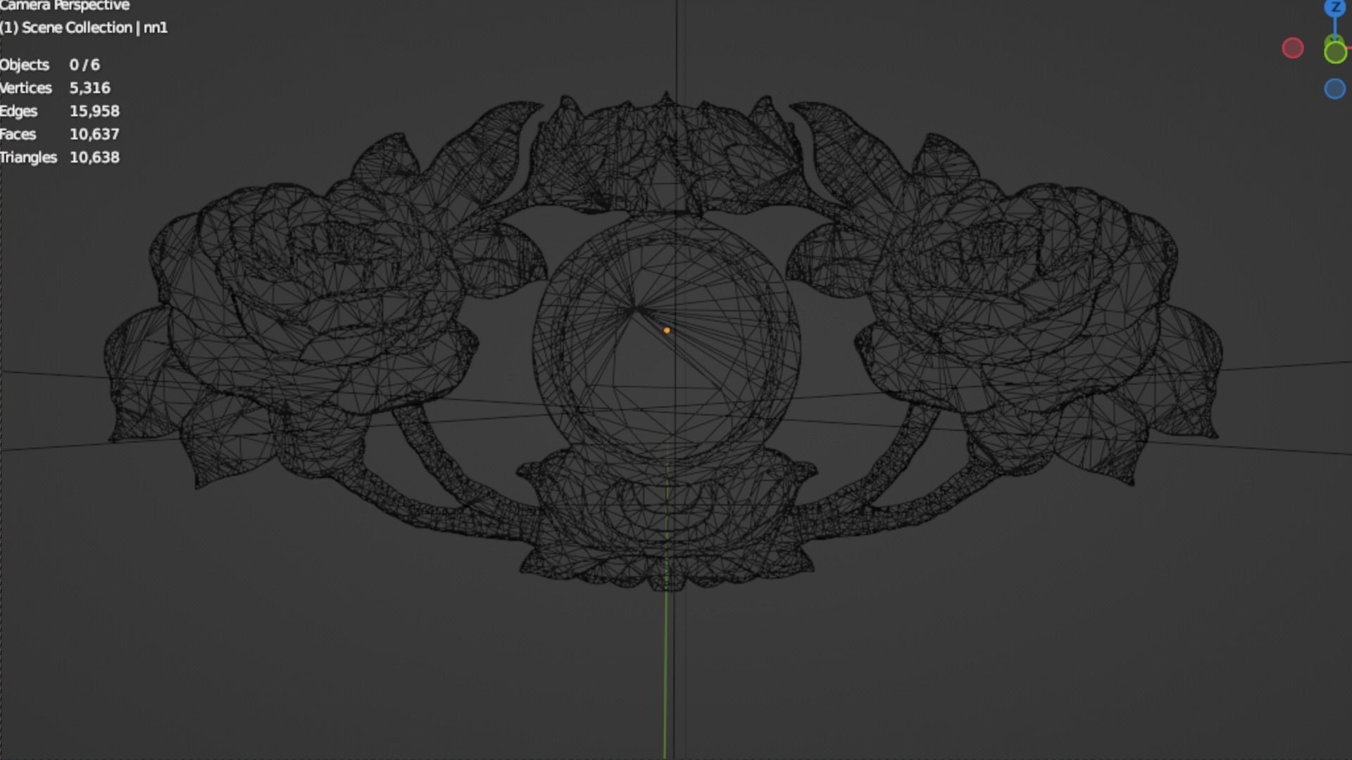 Classic decor ornament 238 3D model_6