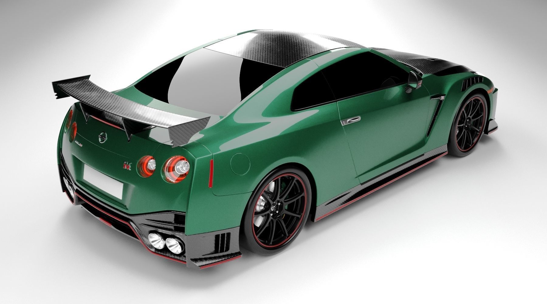 Nissan GTR R35 Nismo 2022 3D model_2