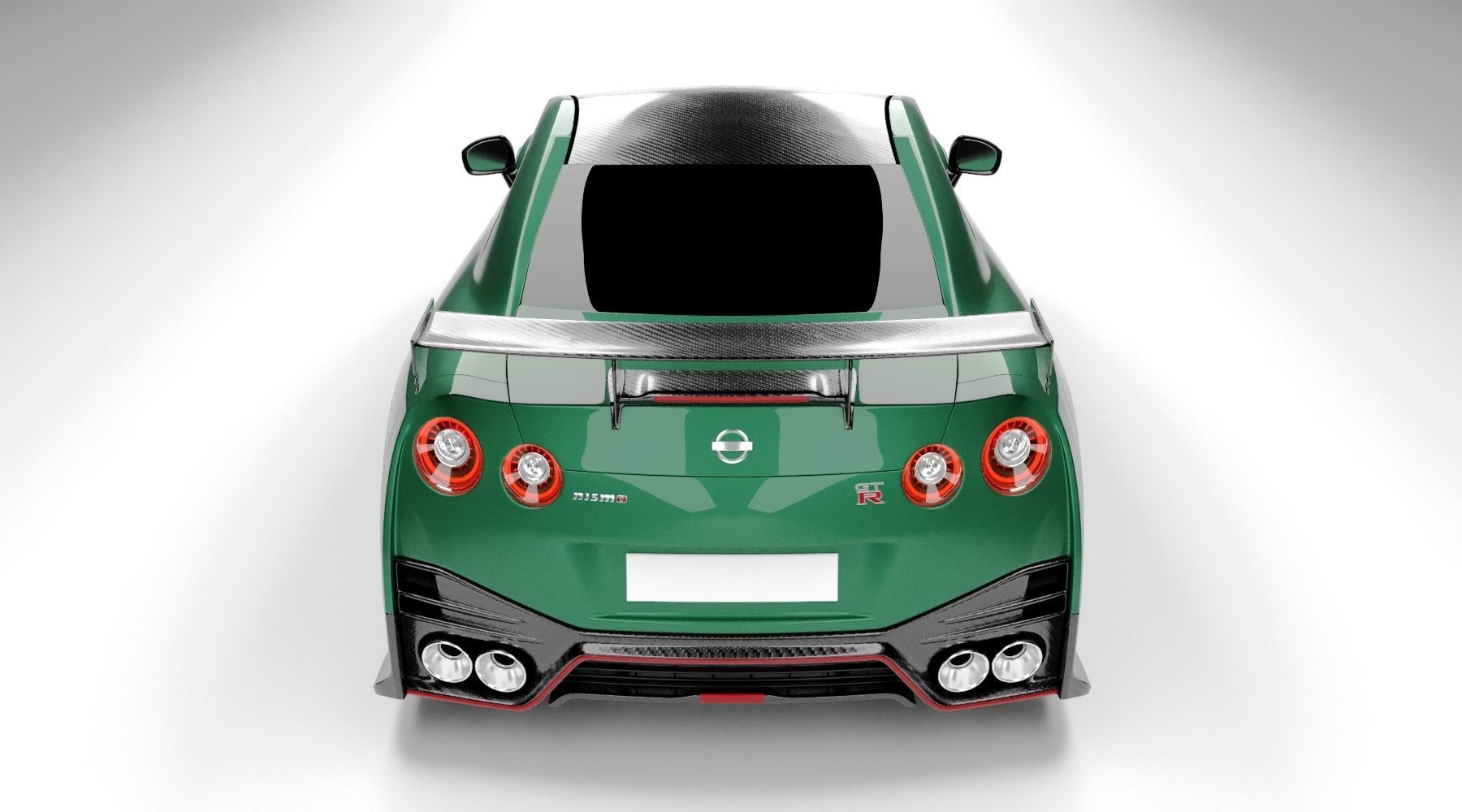 Nissan GTR R35 Nismo 2022 3D model_3