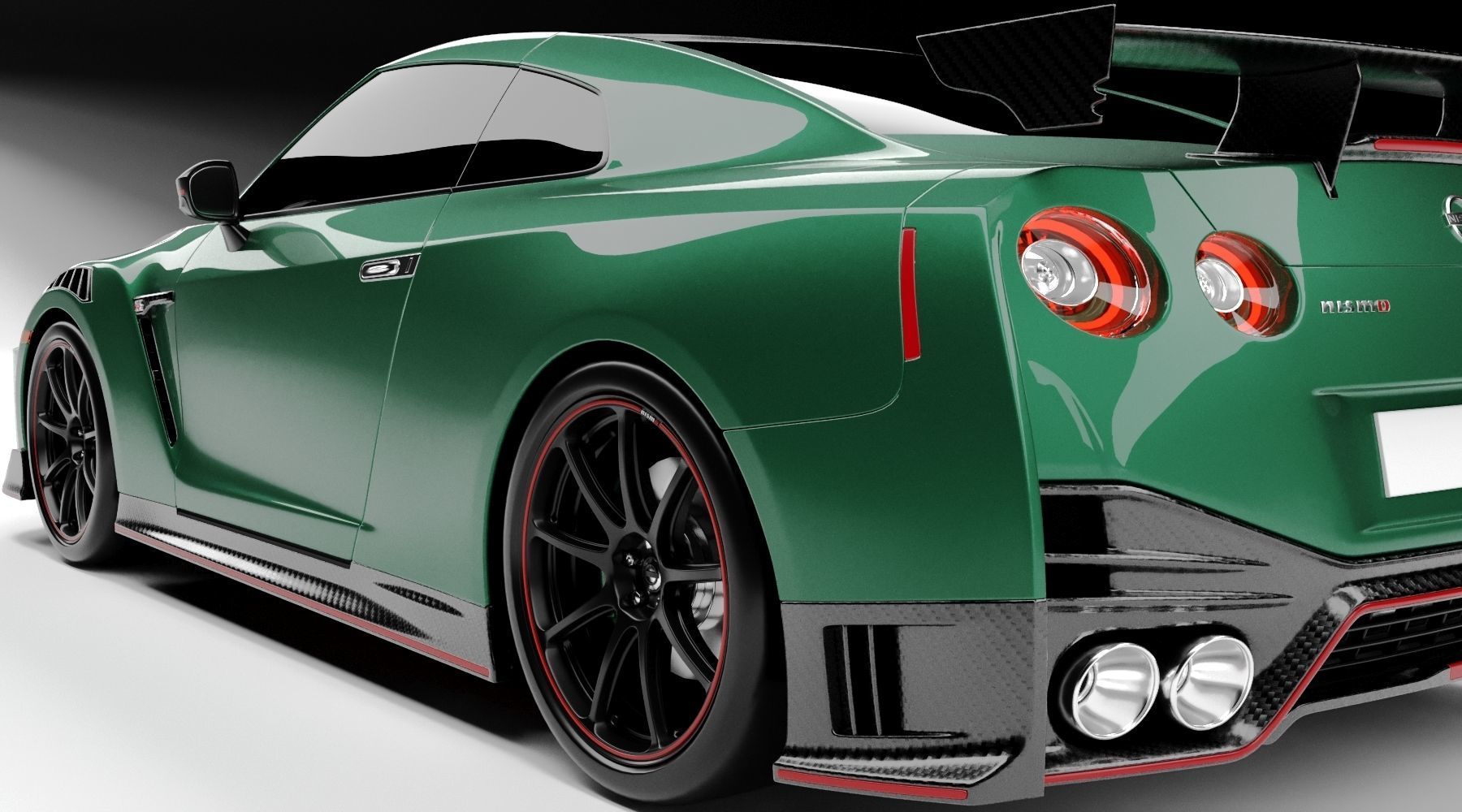Nissan GTR R35 Nismo 2022 3D model_5