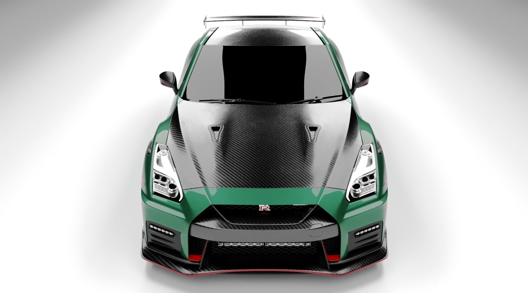 Nissan GTR R35 Nismo 2022 3D model_1