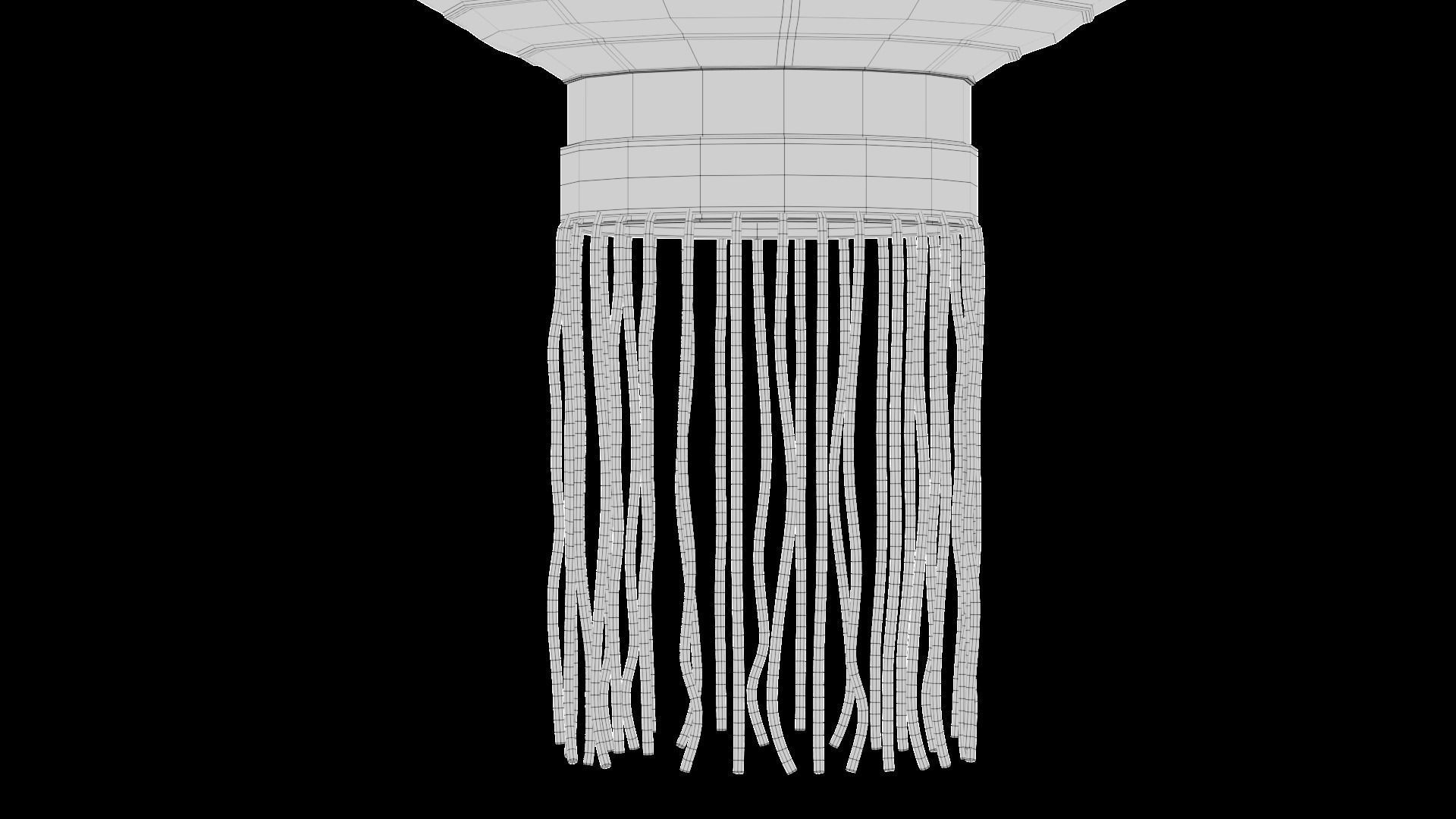 Chinese Lantern Low-poly 3D model_13