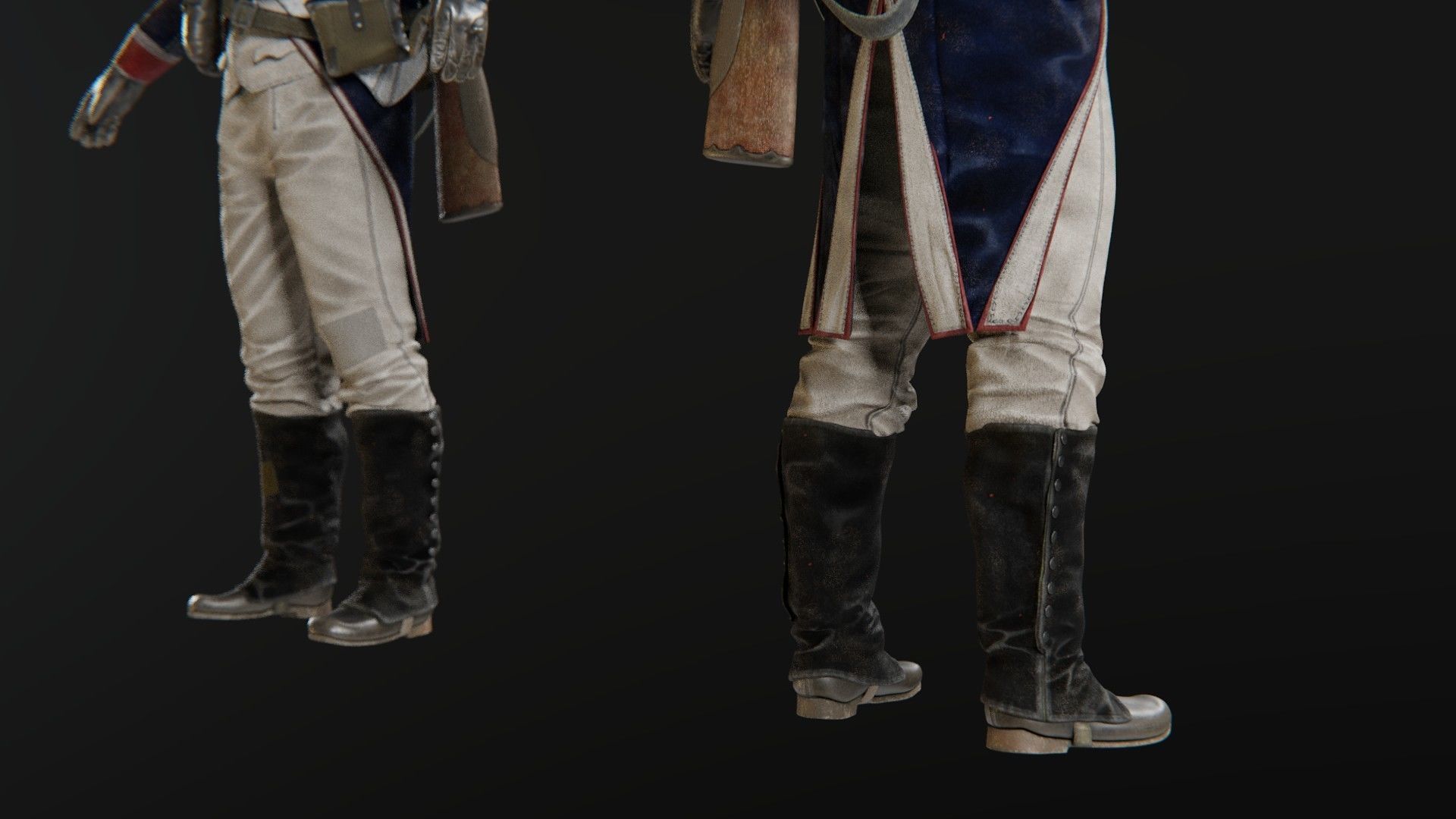 Soldier Napoleon Infantry 3D model_6