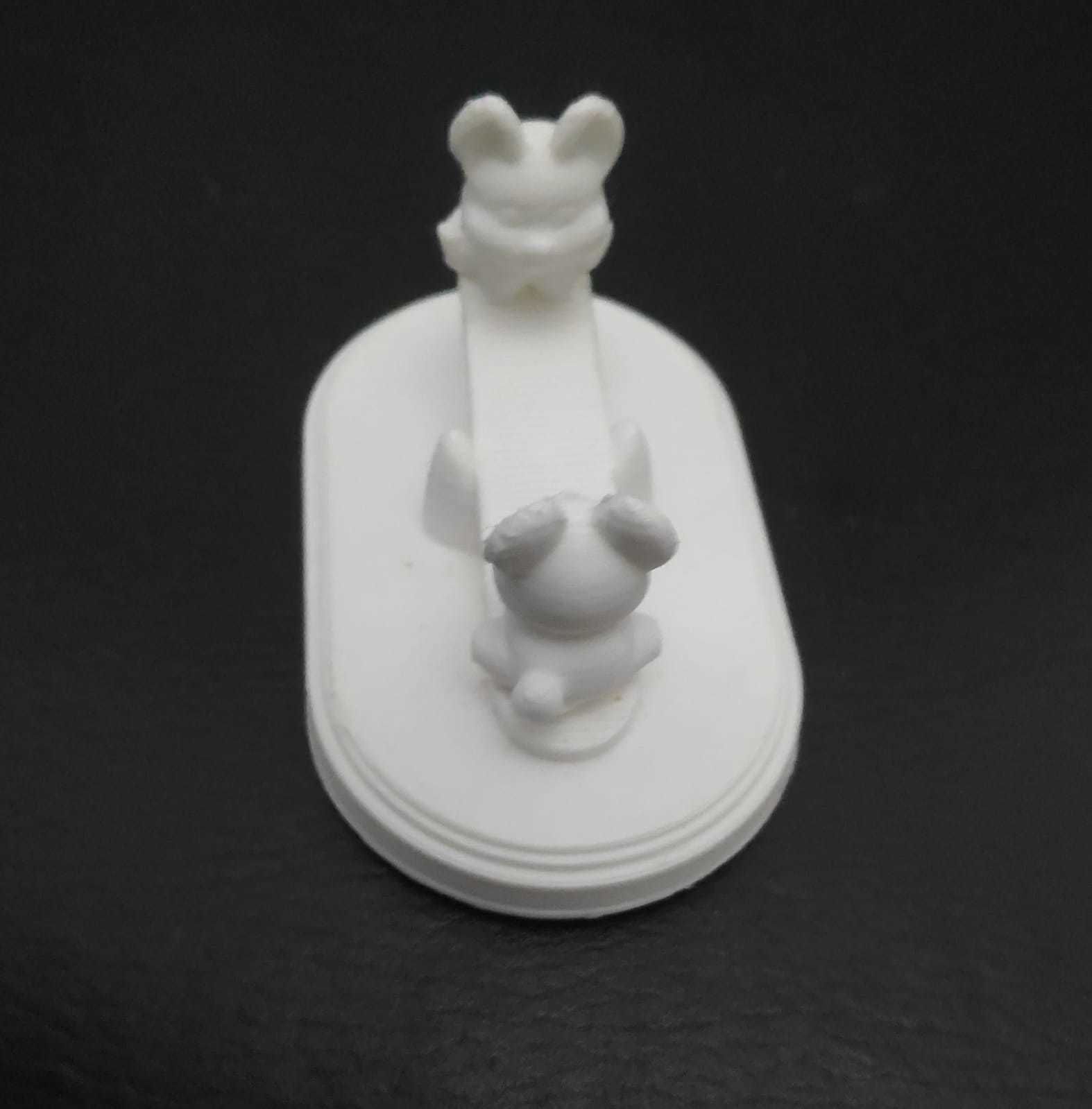 Foxes Having Fun 3D print model_12