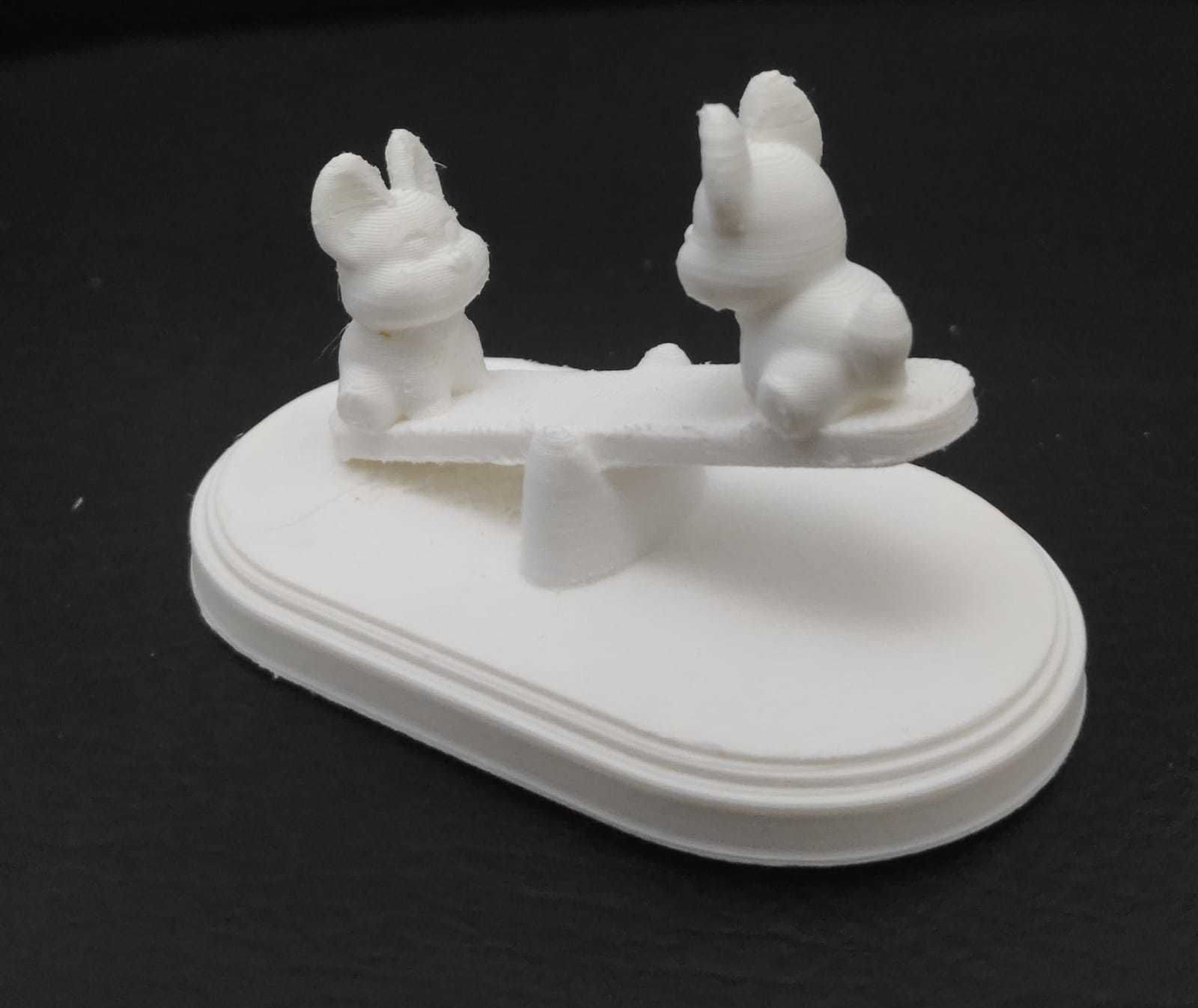Foxes Having Fun 3D print model_6