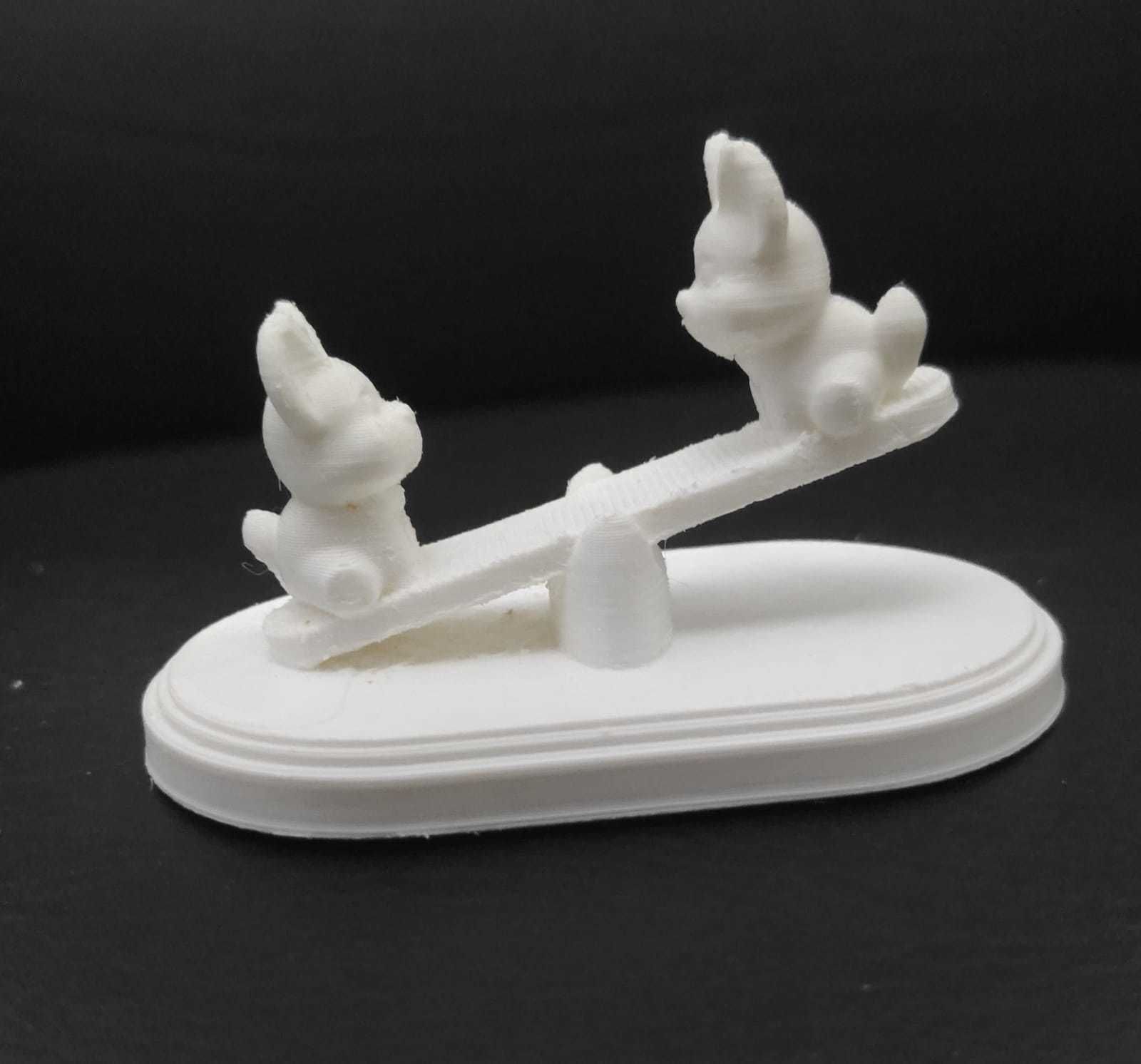 Foxes Having Fun 3D print model_10