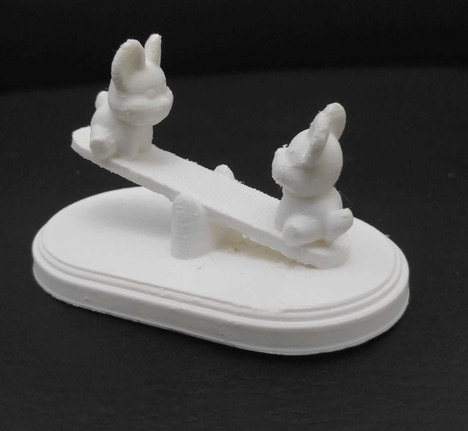 Foxes Having Fun 3D print model_4
