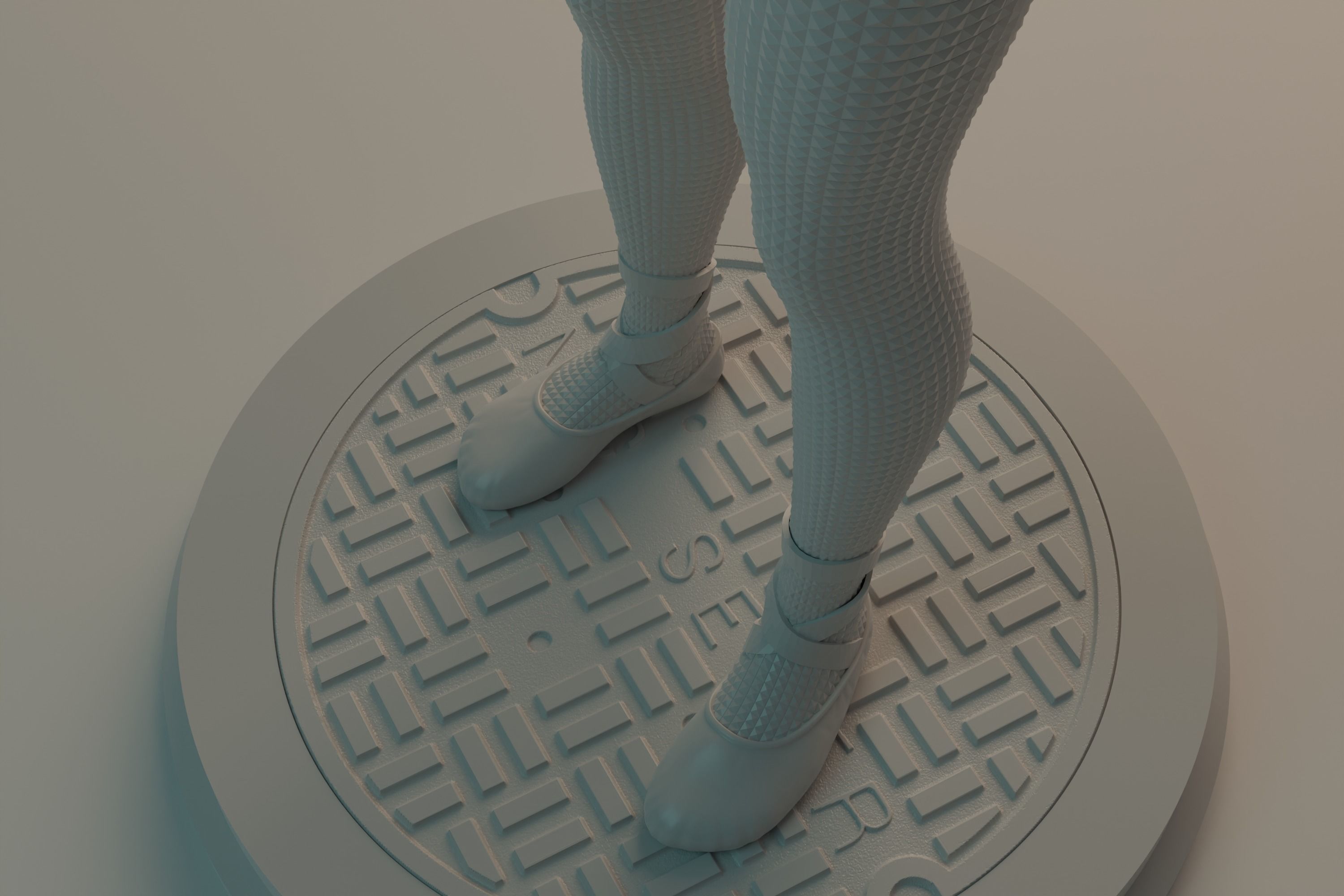 Gwen Stacy statue NSFW 3D Model Collection_28