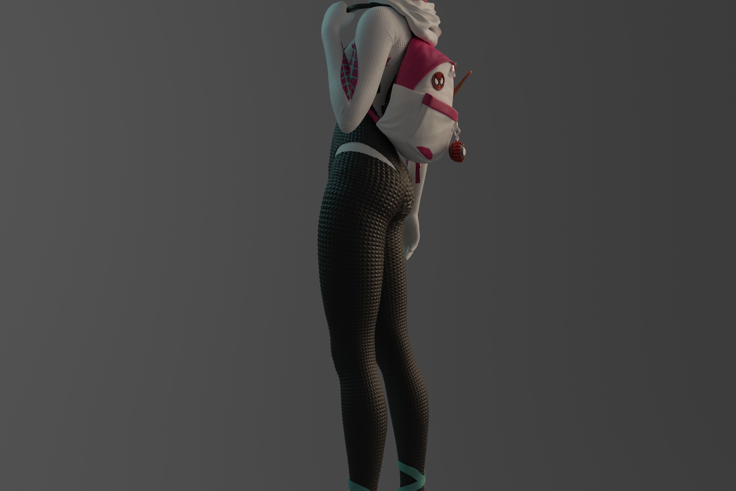 Gwen Stacy statue NSFW 3D Model Collection_3