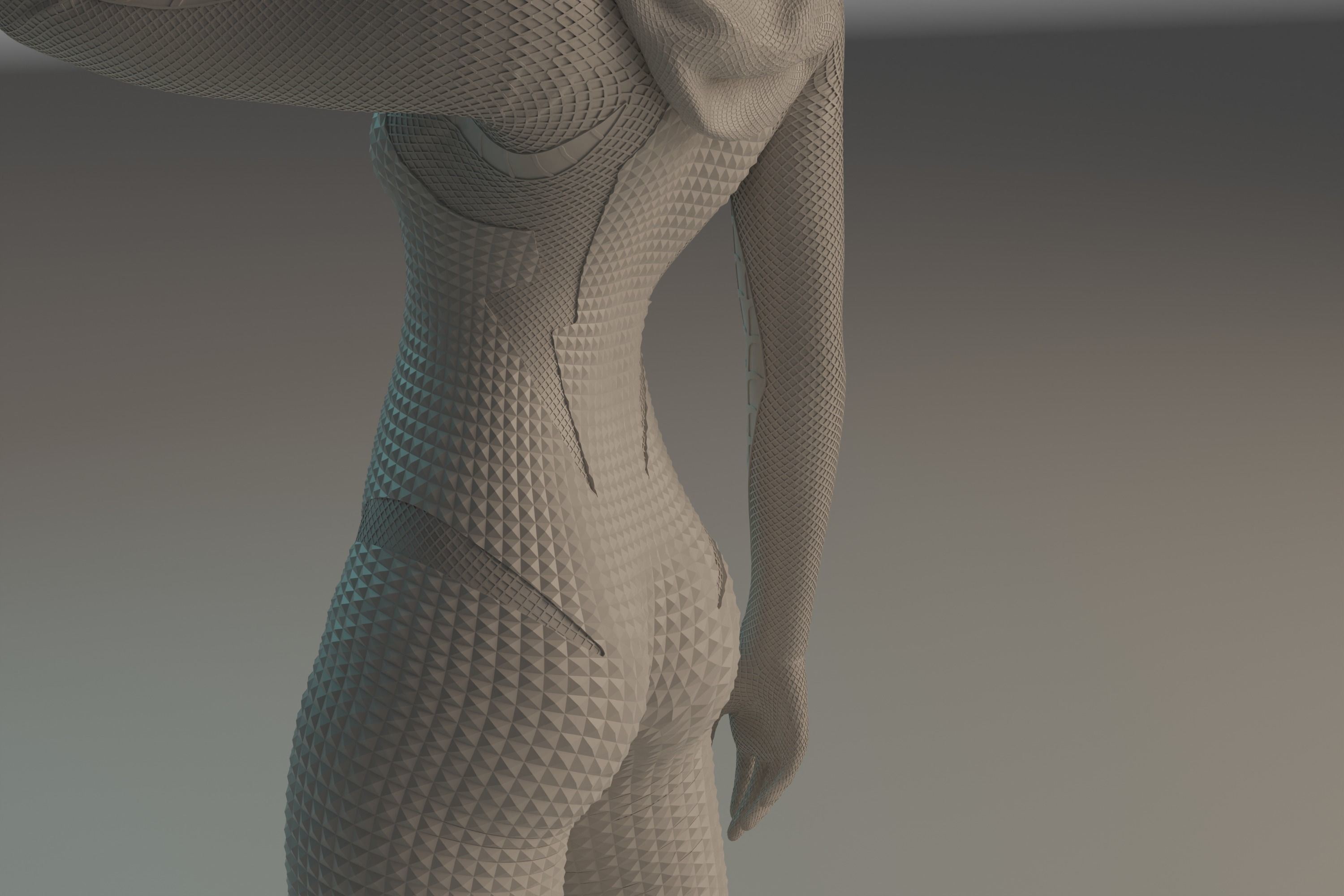 Gwen Stacy statue NSFW 3D Model Collection_29