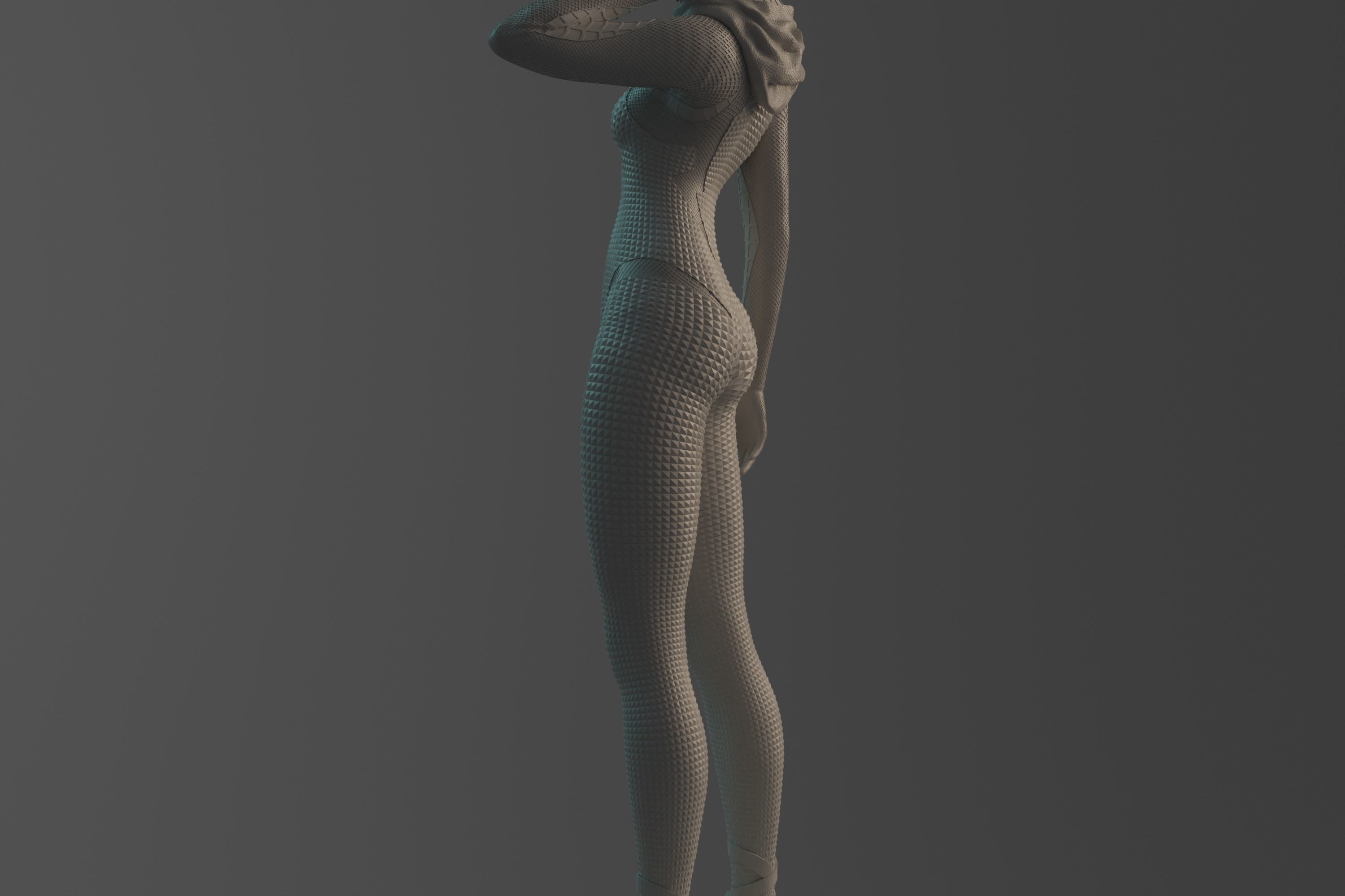 Gwen Stacy statue NSFW 3D Model Collection_5