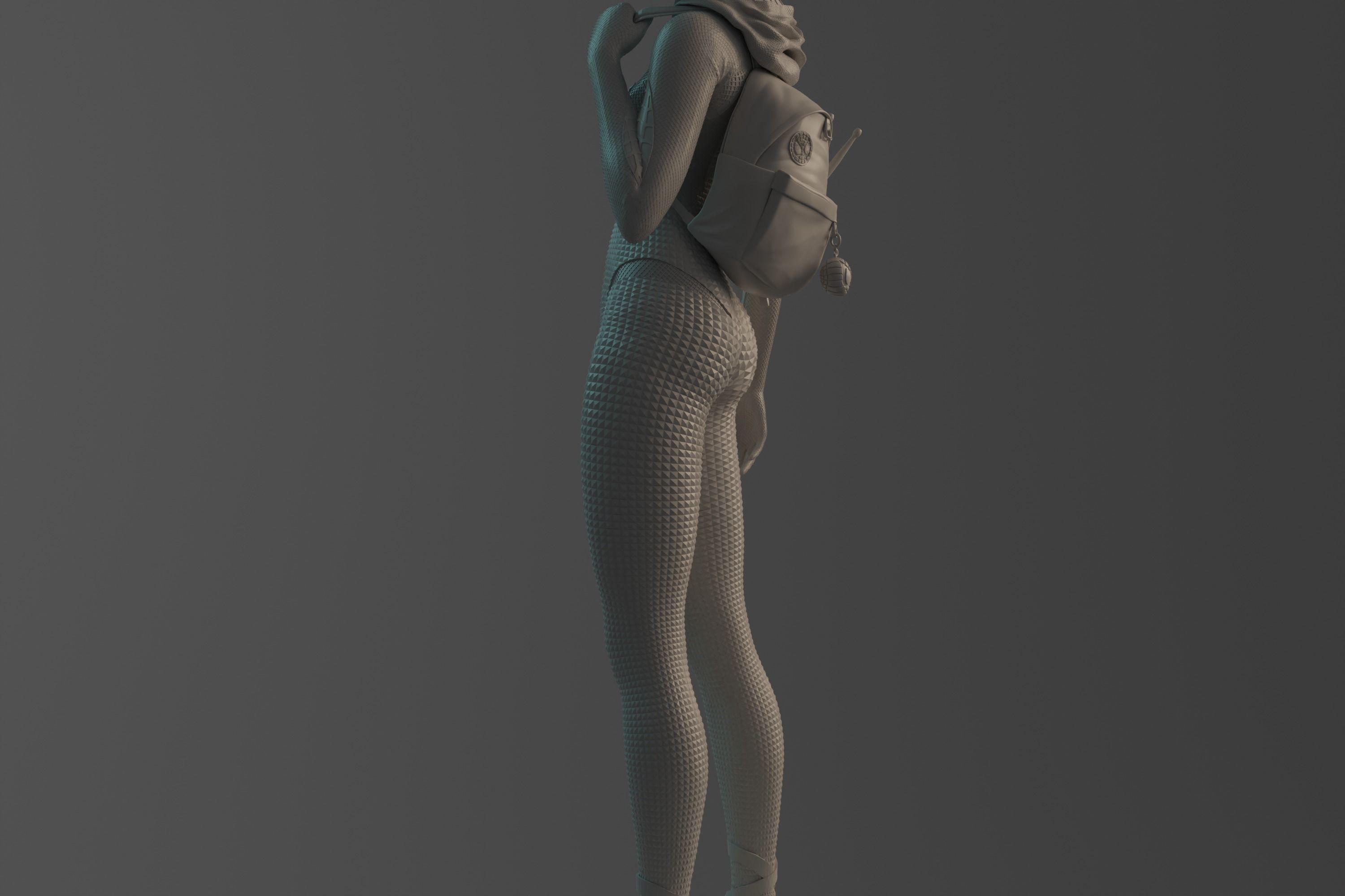 Gwen Stacy statue NSFW 3D Model Collection_4
