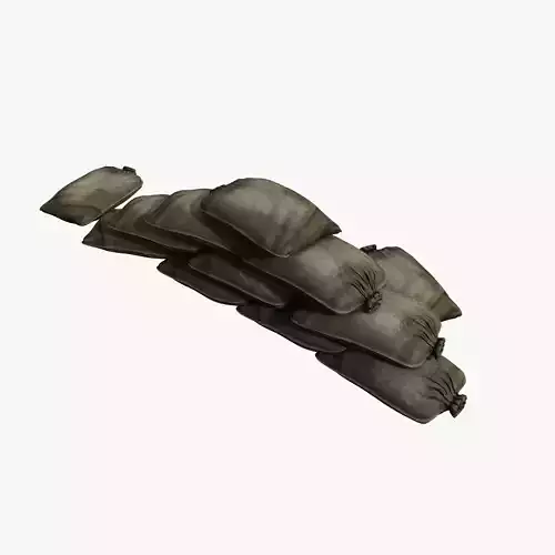 Sandbags pile of pillows