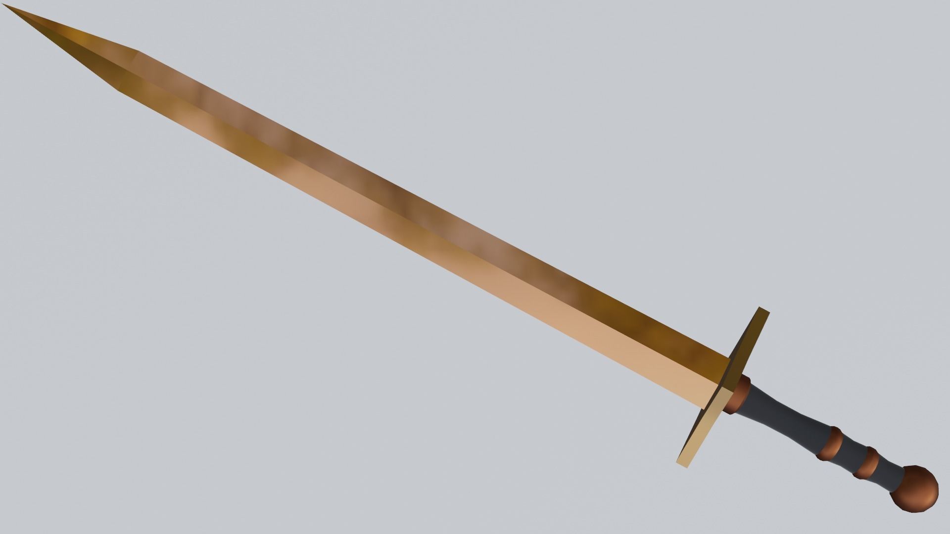 base sword collection low-poly game ready Free low-poly 3D model_1
