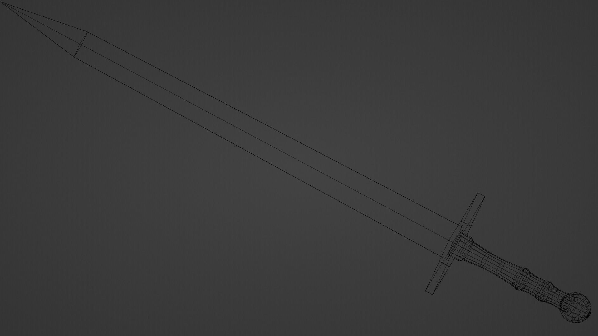 base sword collection low-poly game ready Free low-poly 3D model_2