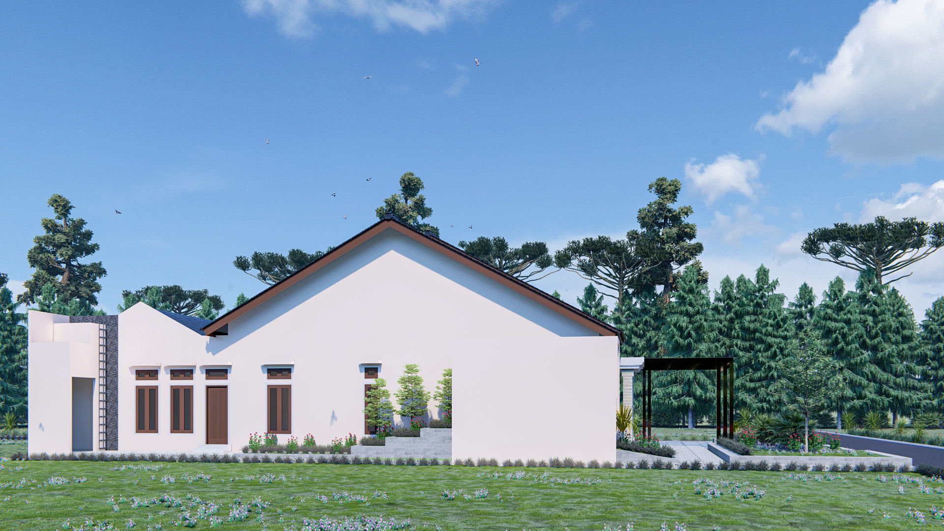 simple house design in suburban aceh indonesia 3D print model_6