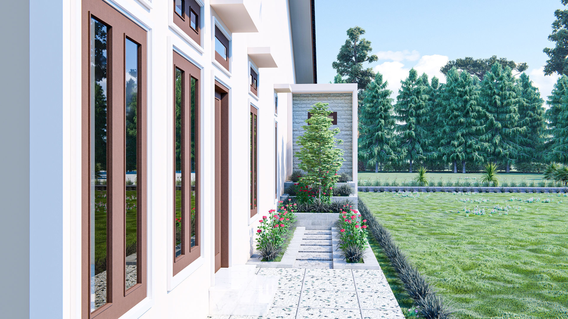 simple house design in suburban aceh indonesia 3D print model_10