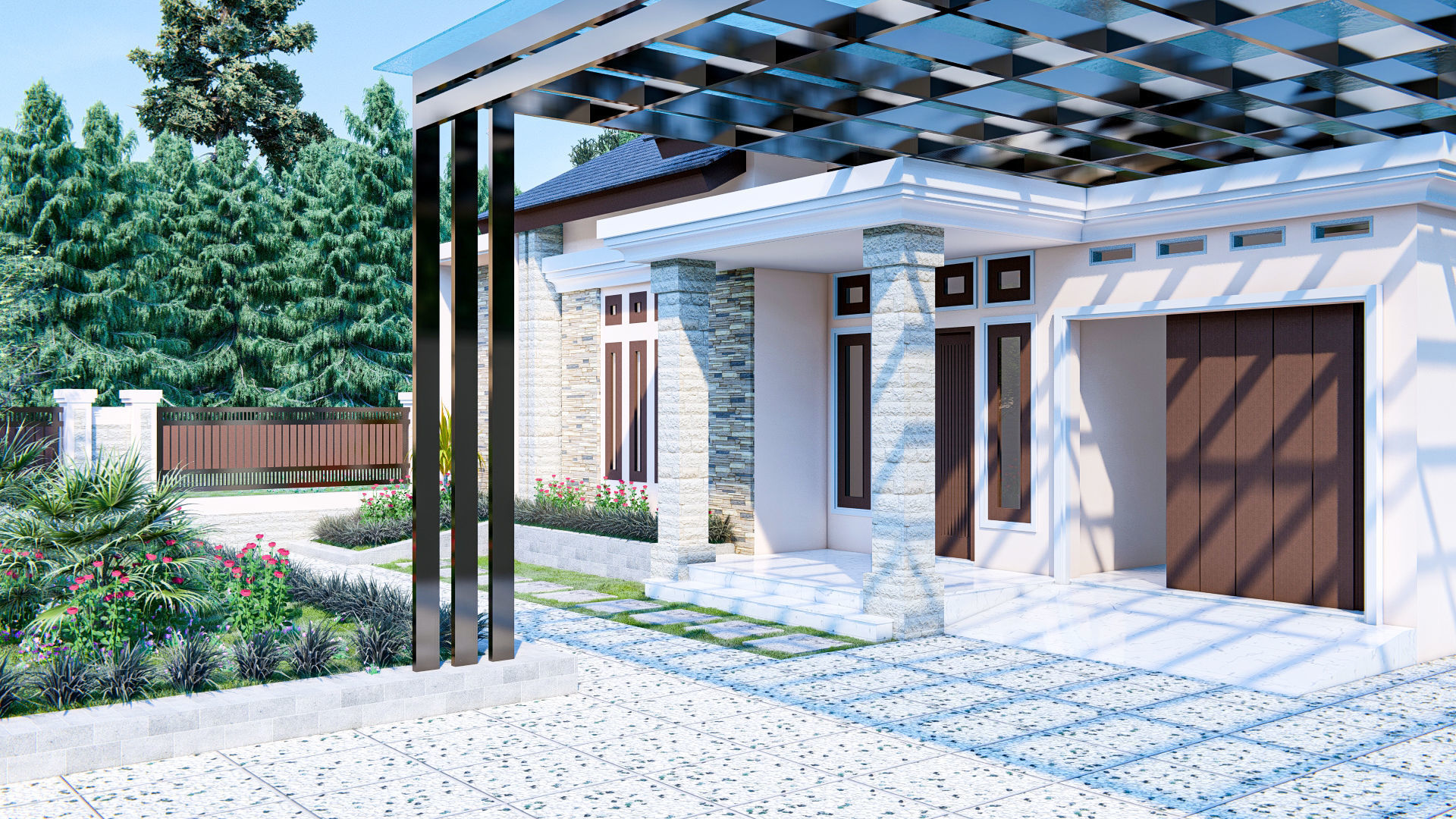 simple house design in suburban aceh indonesia 3D print model_15