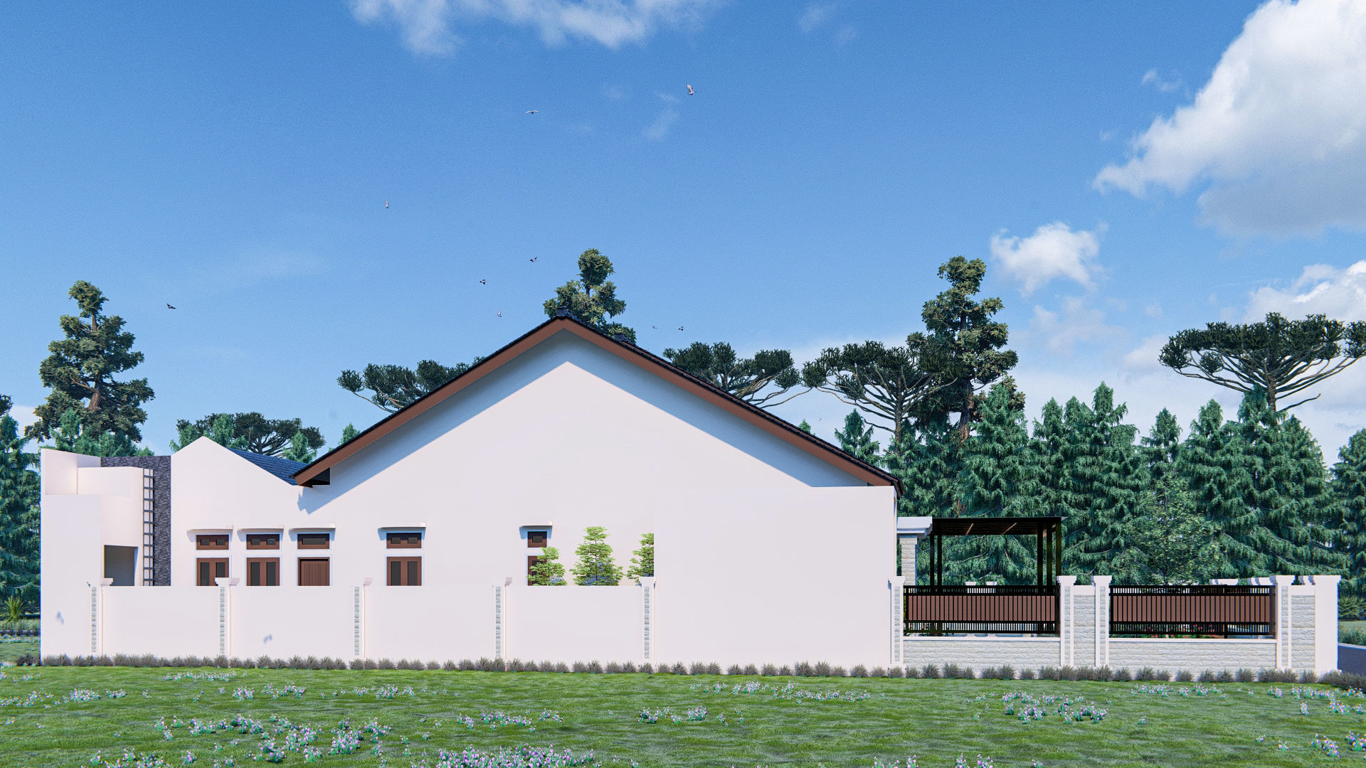 simple house design in suburban aceh indonesia 3D print model_7
