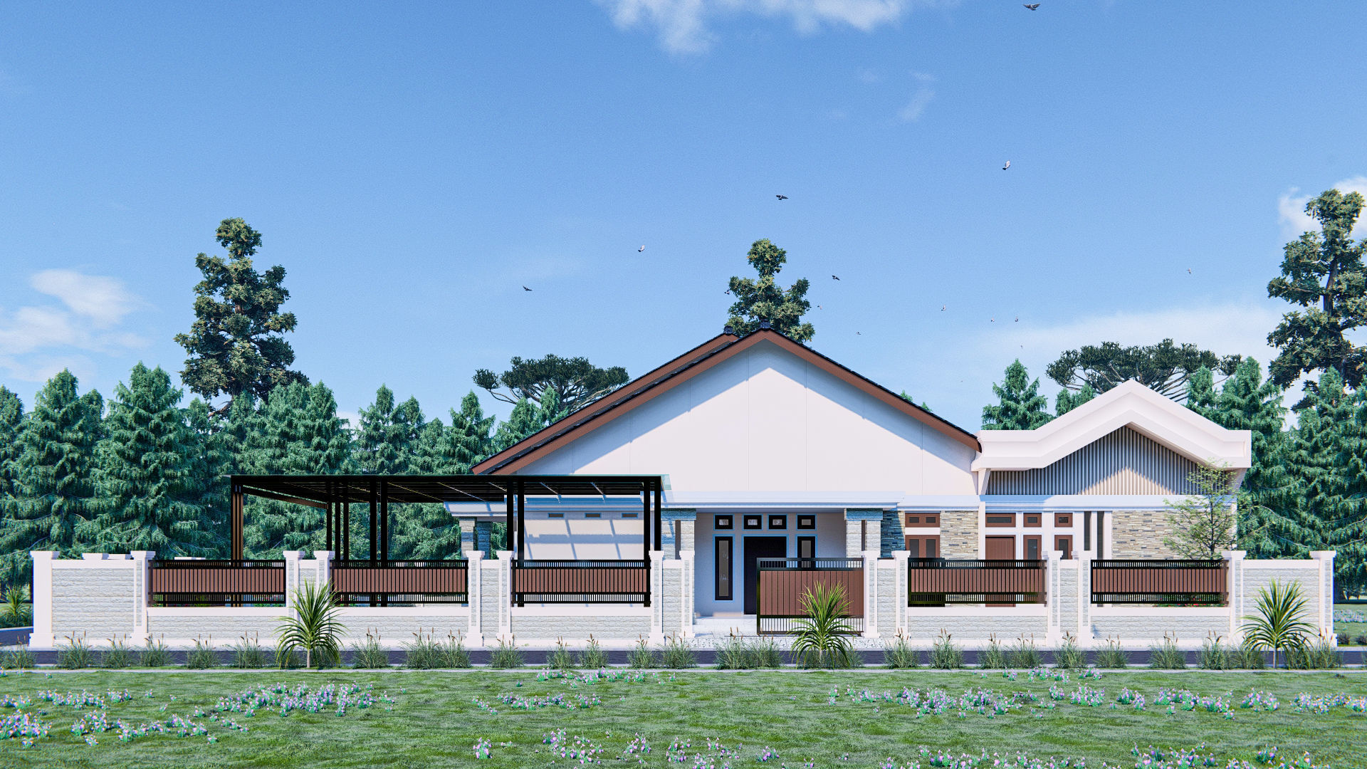 simple house design in suburban aceh indonesia 3D print model_16