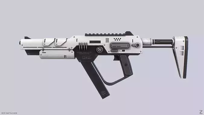 Scifi battle gun