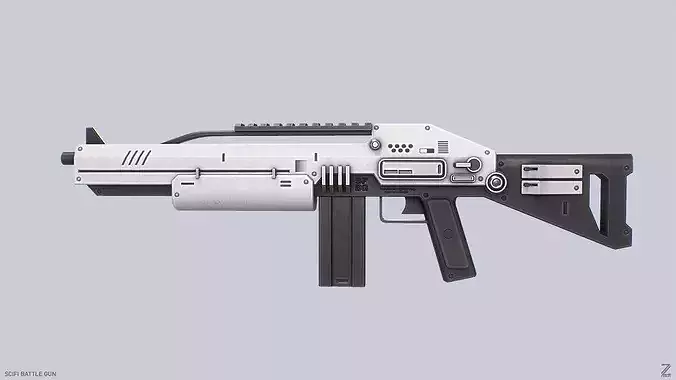Scifi battle gun