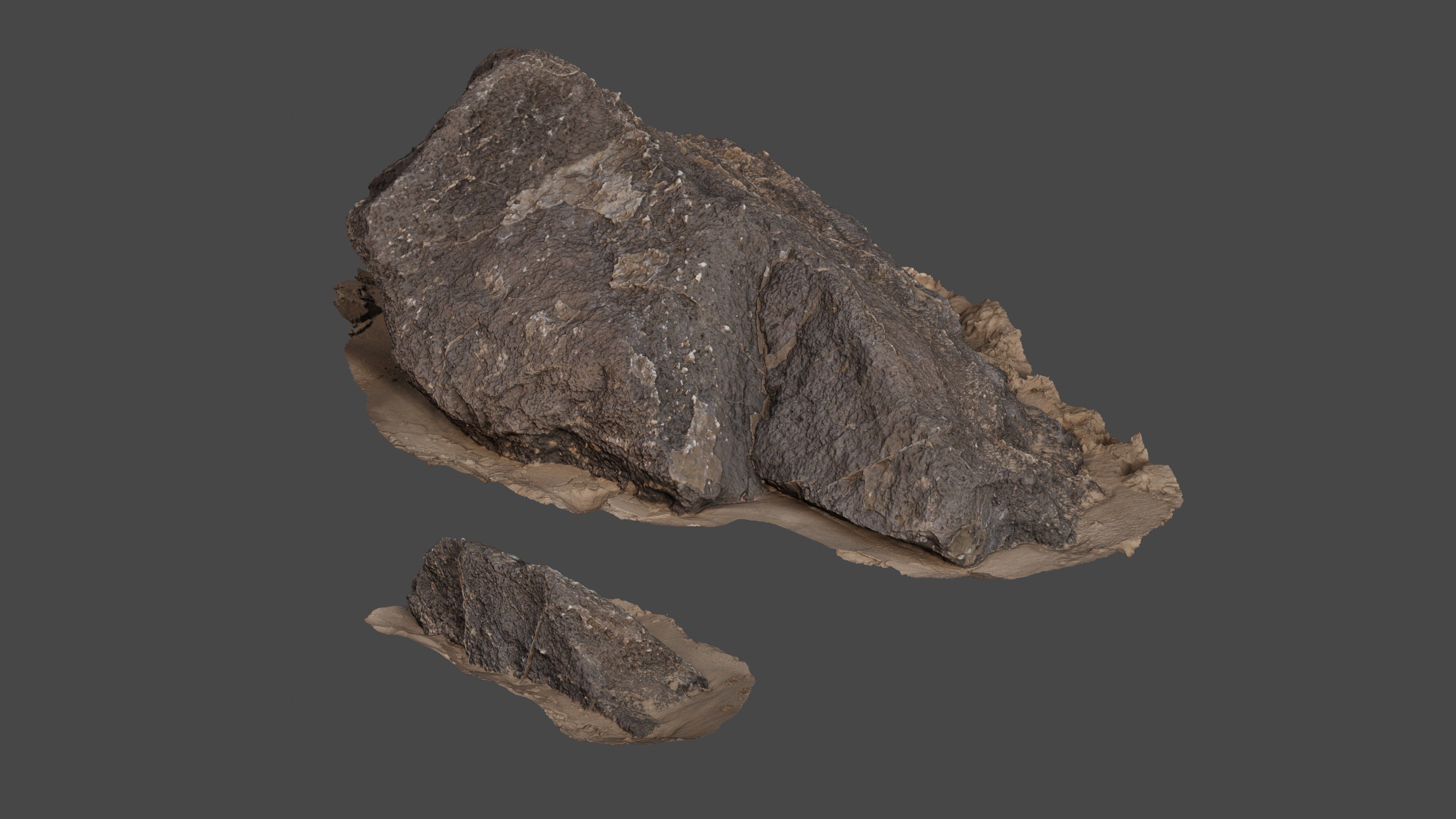 Rock31 two rocks 3D model_12