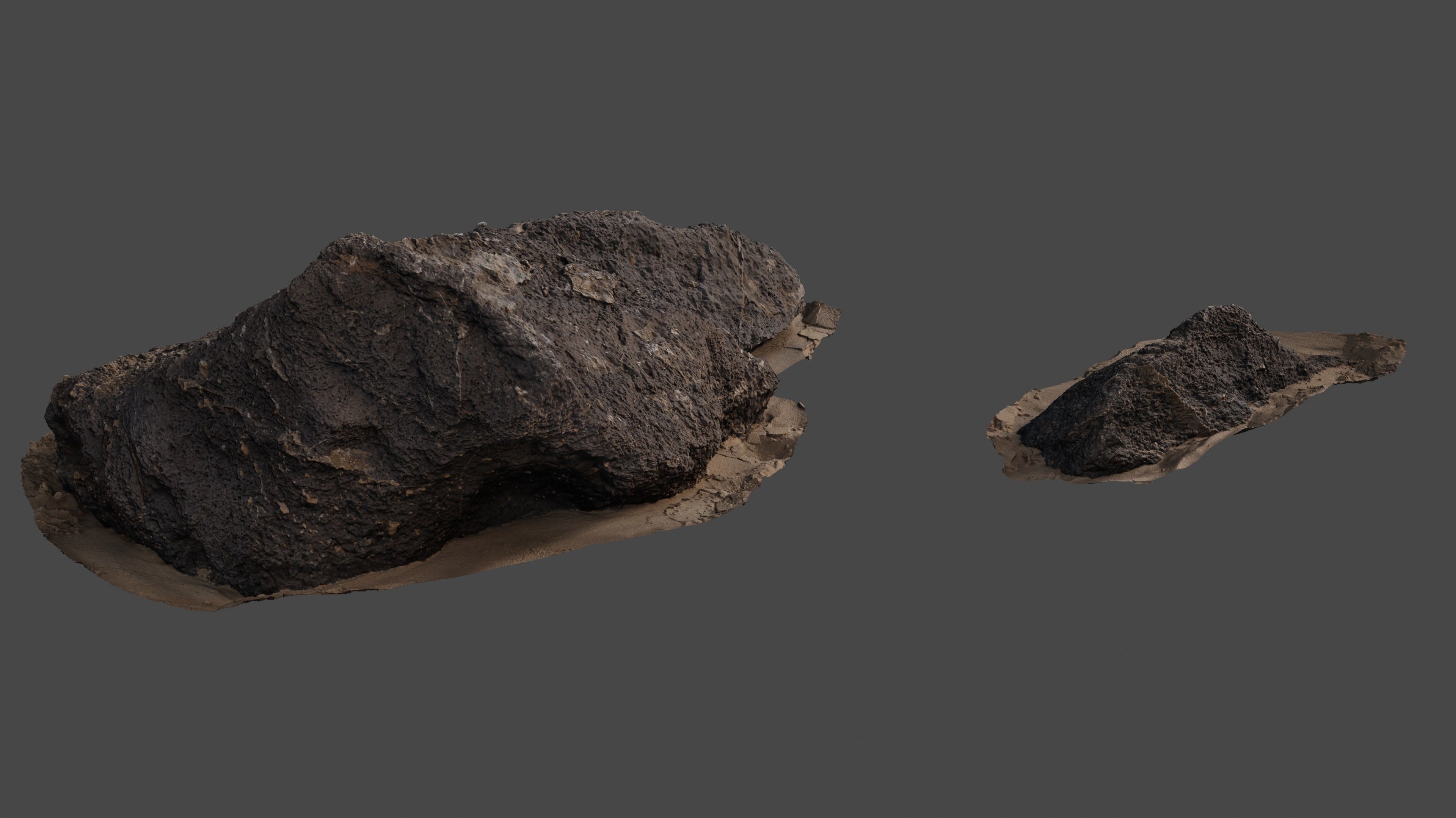 Rock31 two rocks 3D model_5