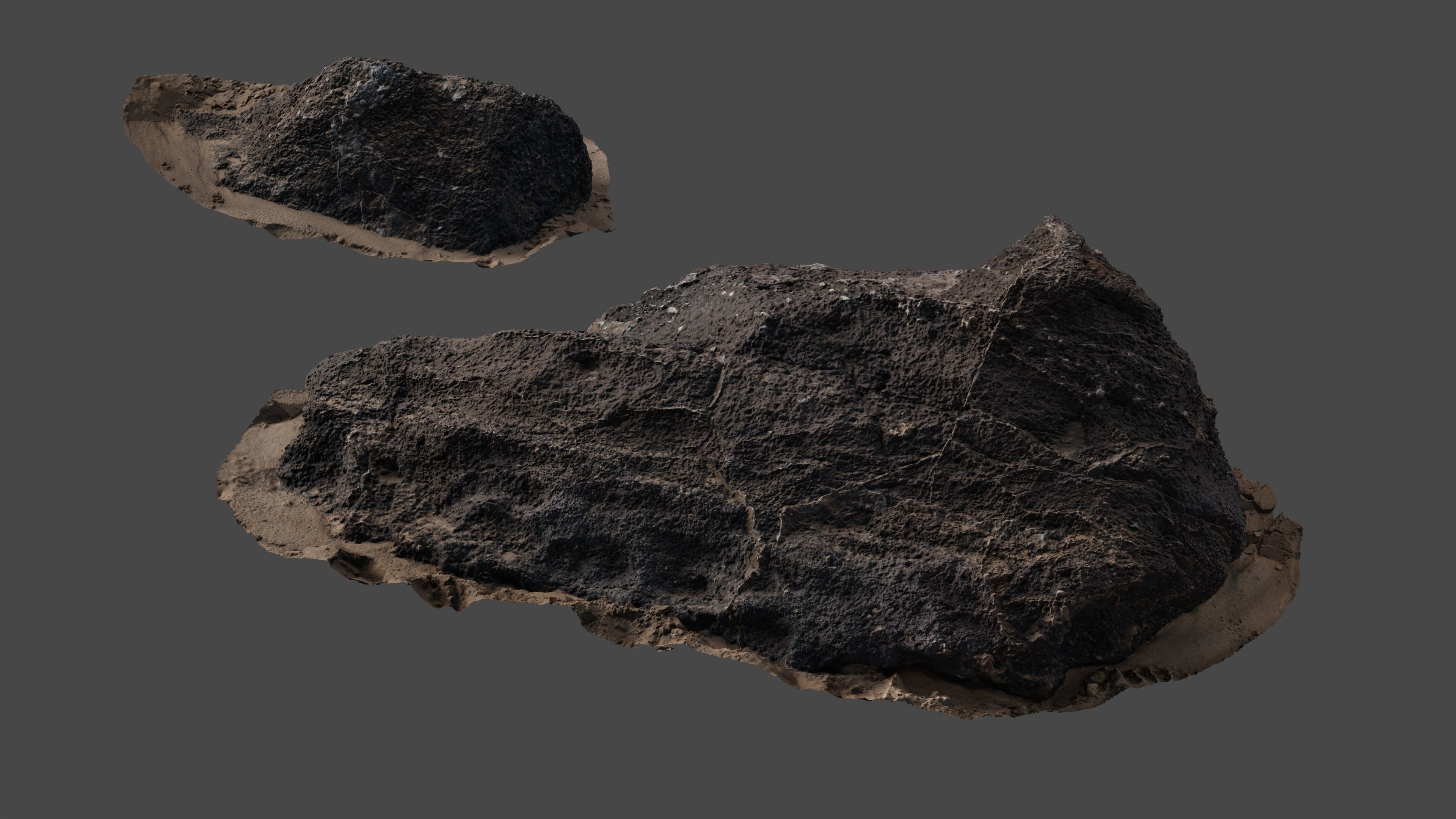 Rock31 two rocks 3D model_16