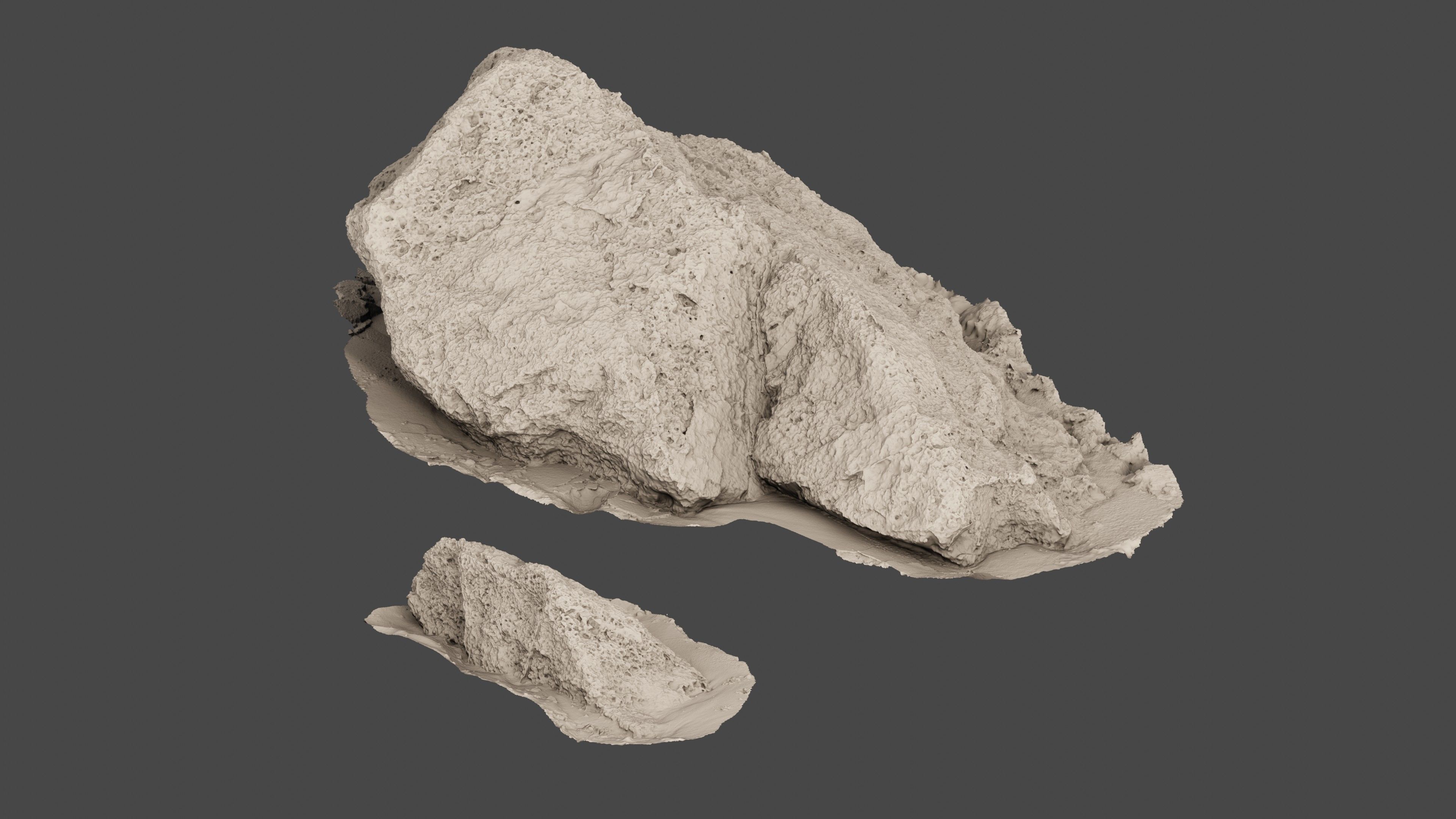 Rock31 two rocks 3D model_11