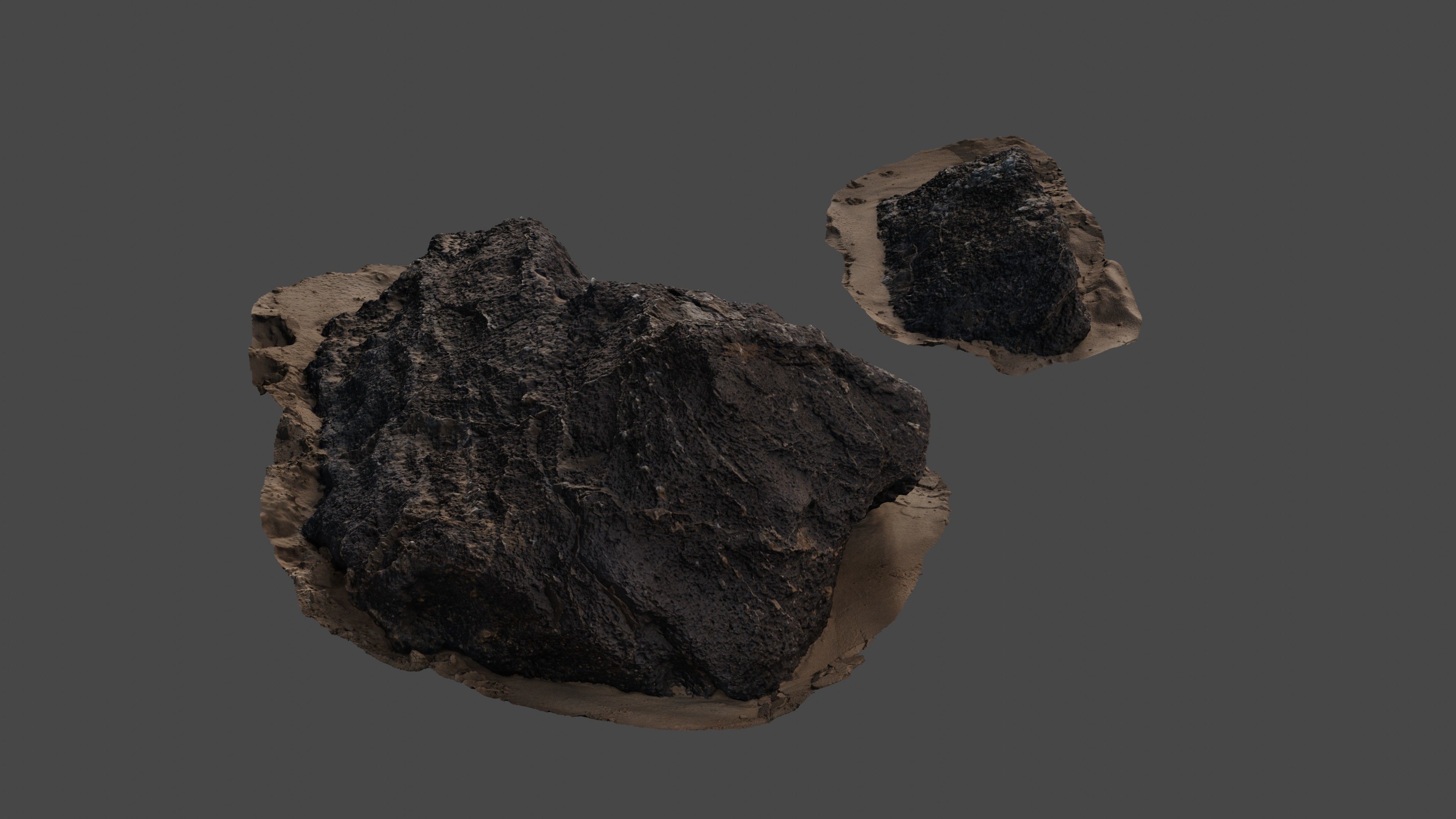 Rock31 two rocks 3D model_3