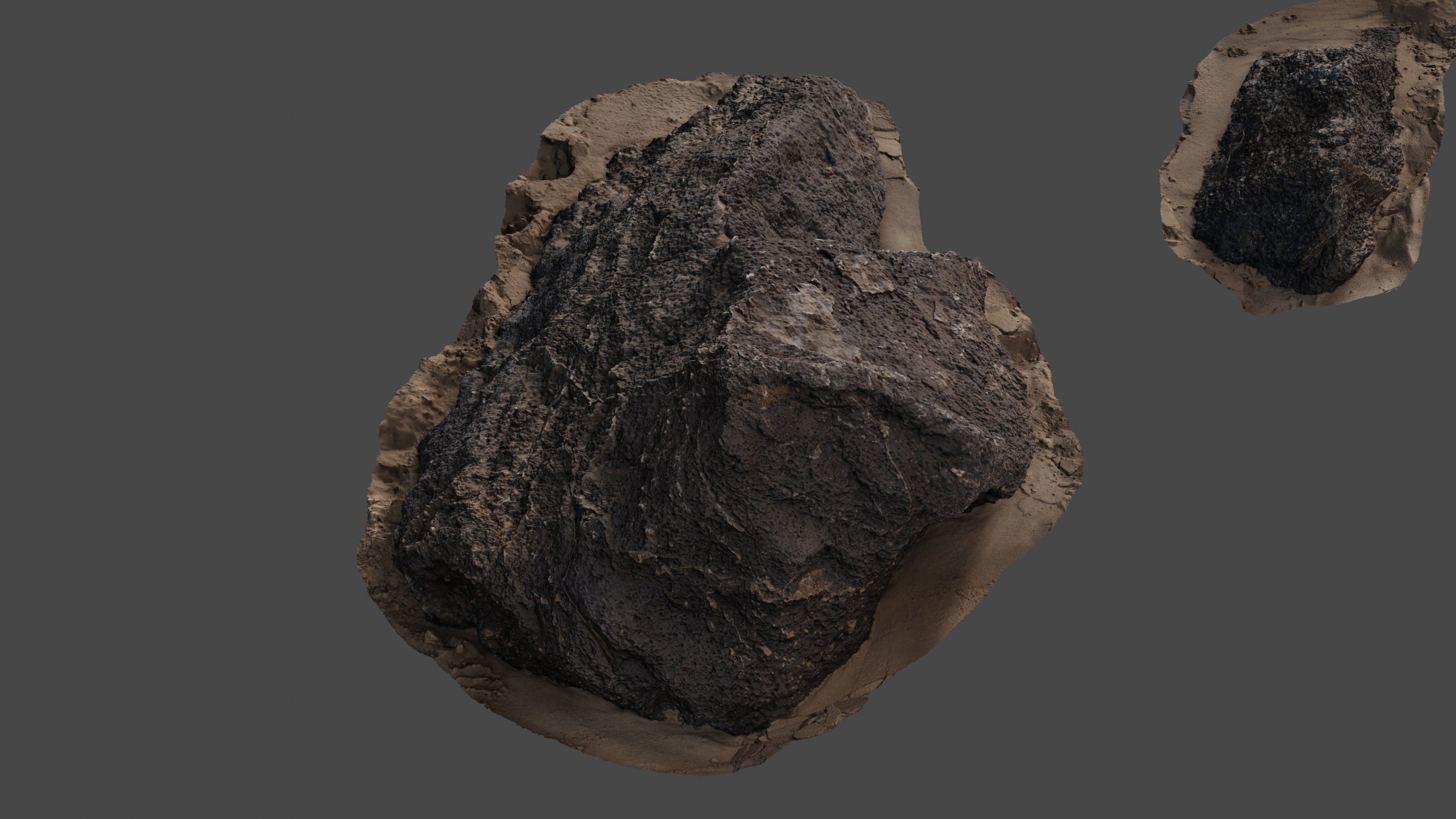 Rock31 two rocks 3D model_9