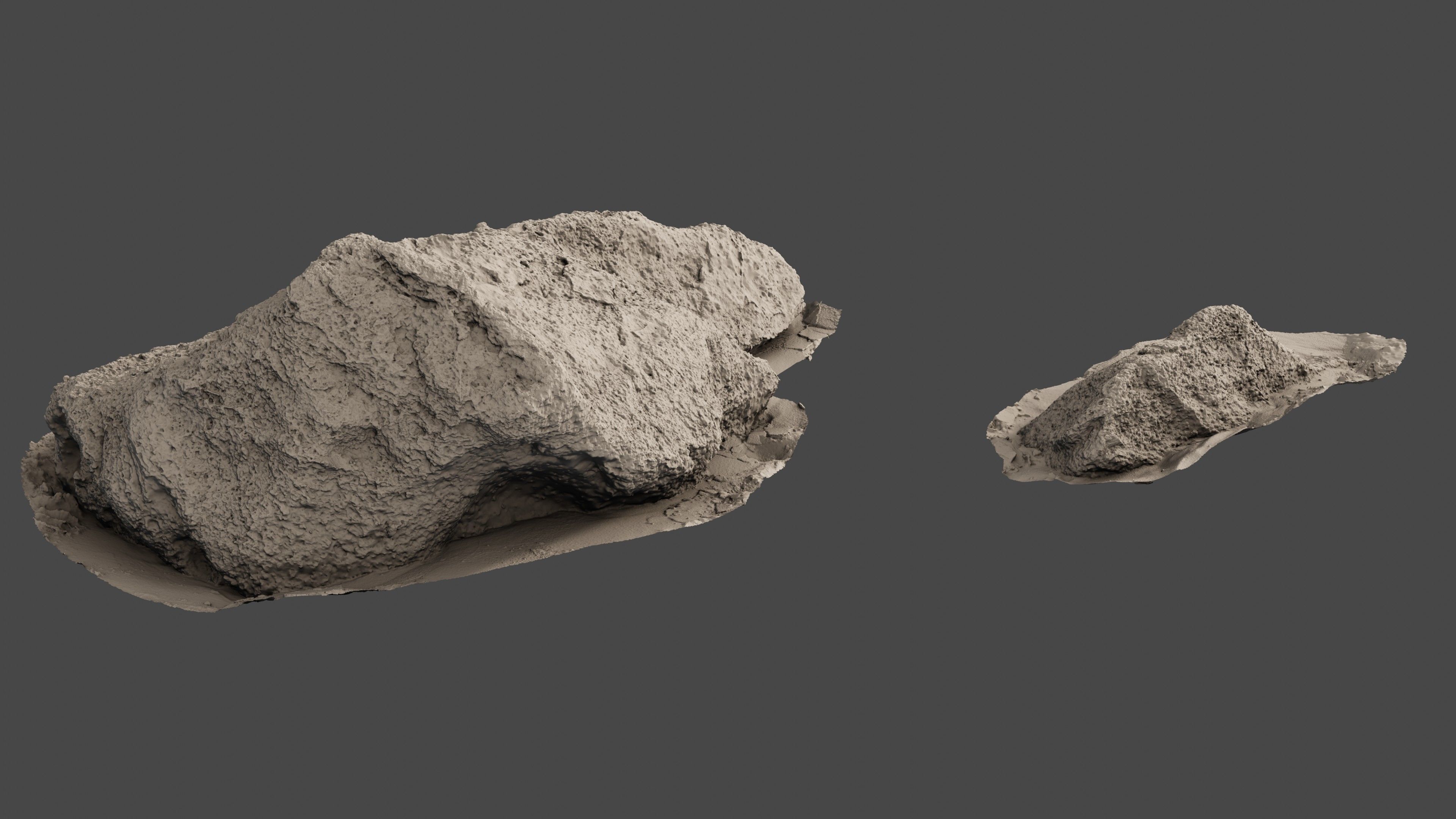 Rock31 two rocks 3D model_8