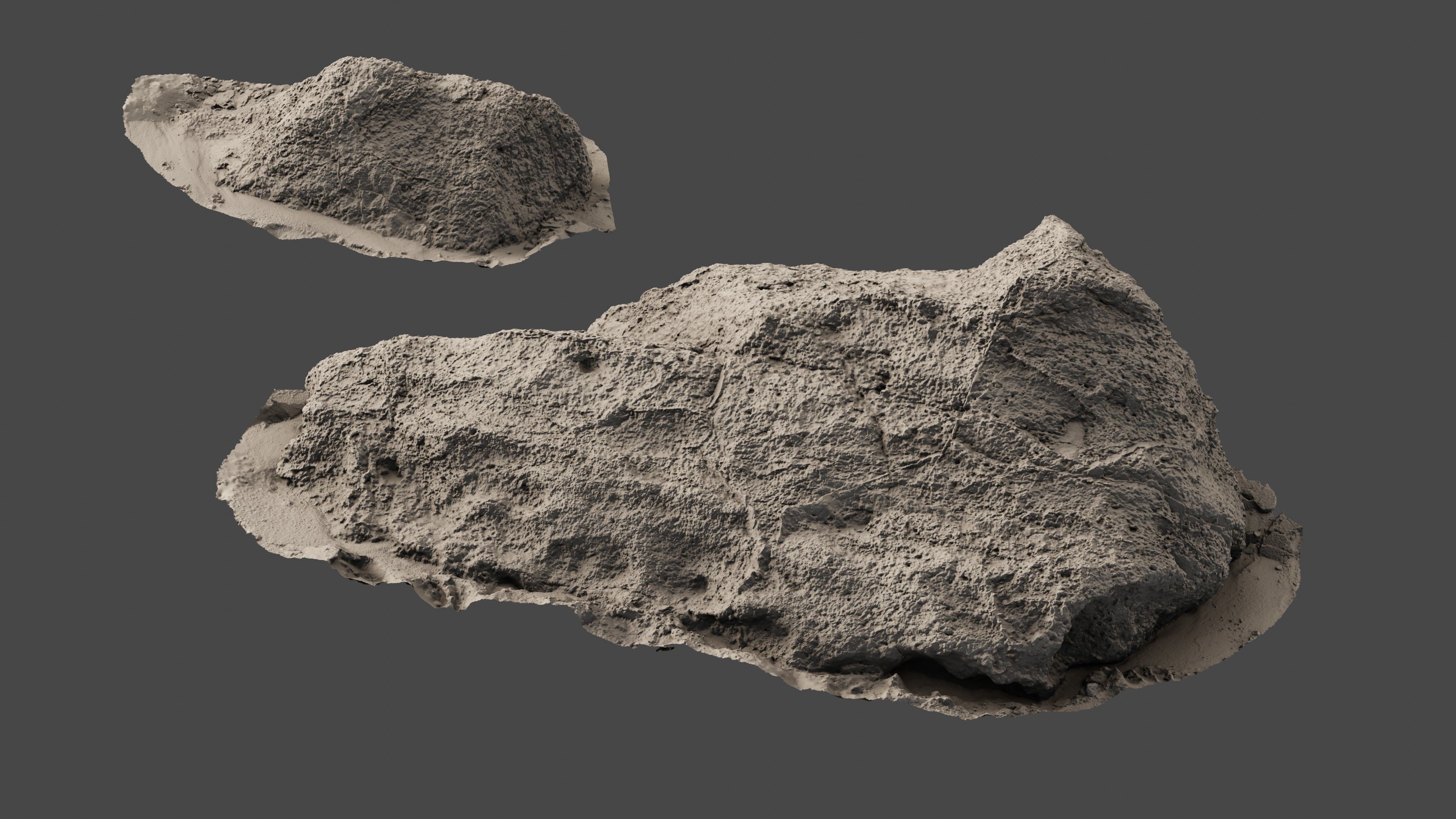 Rock31 two rocks 3D model_22