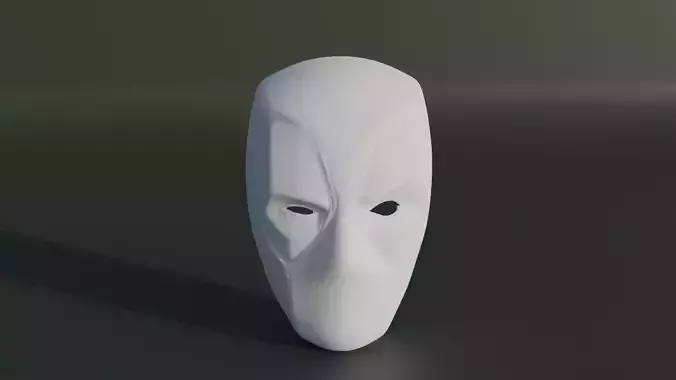 Deadpool Face Mask - Cosplay Mask 3D print model