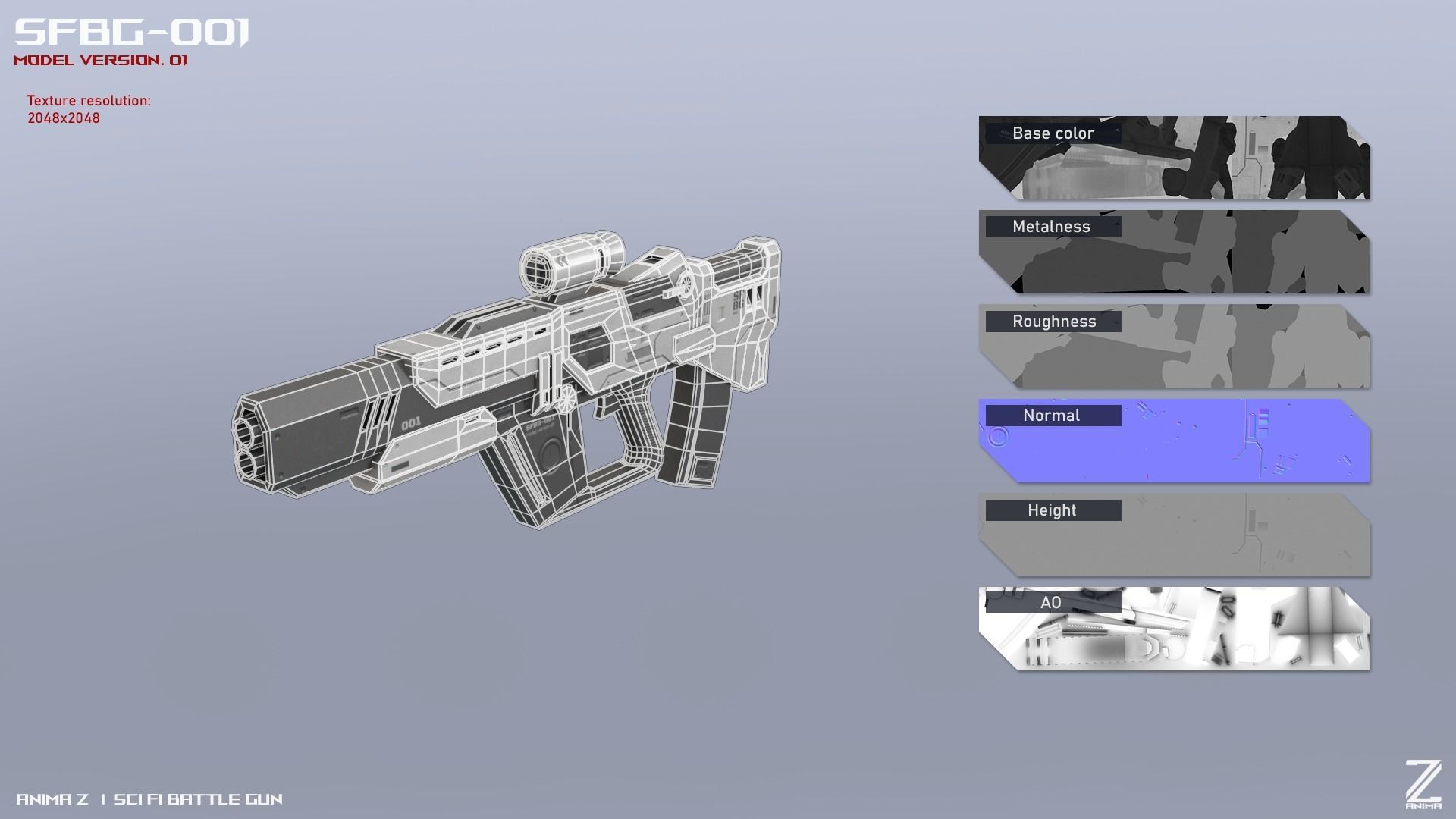 Scifi Battle gun collection _2