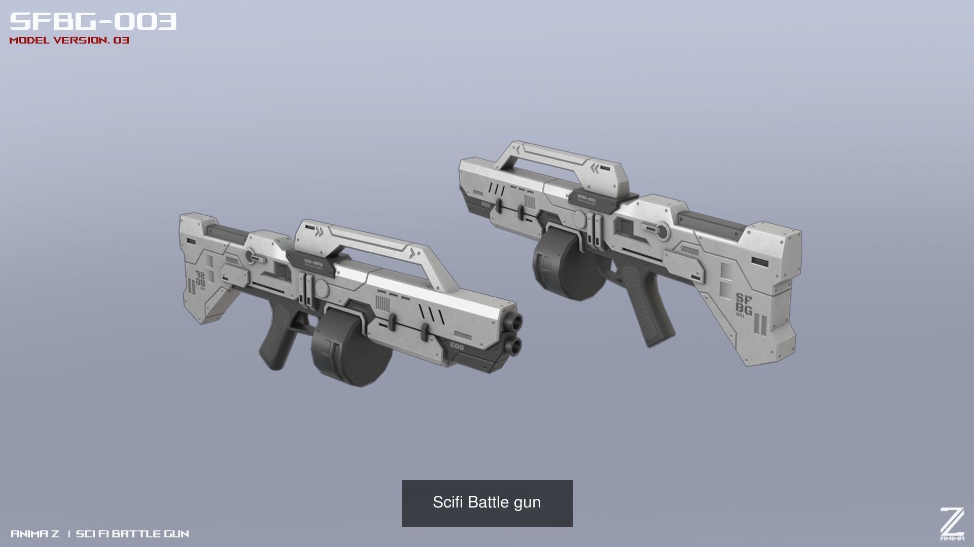 Scifi Battle gun collection _5