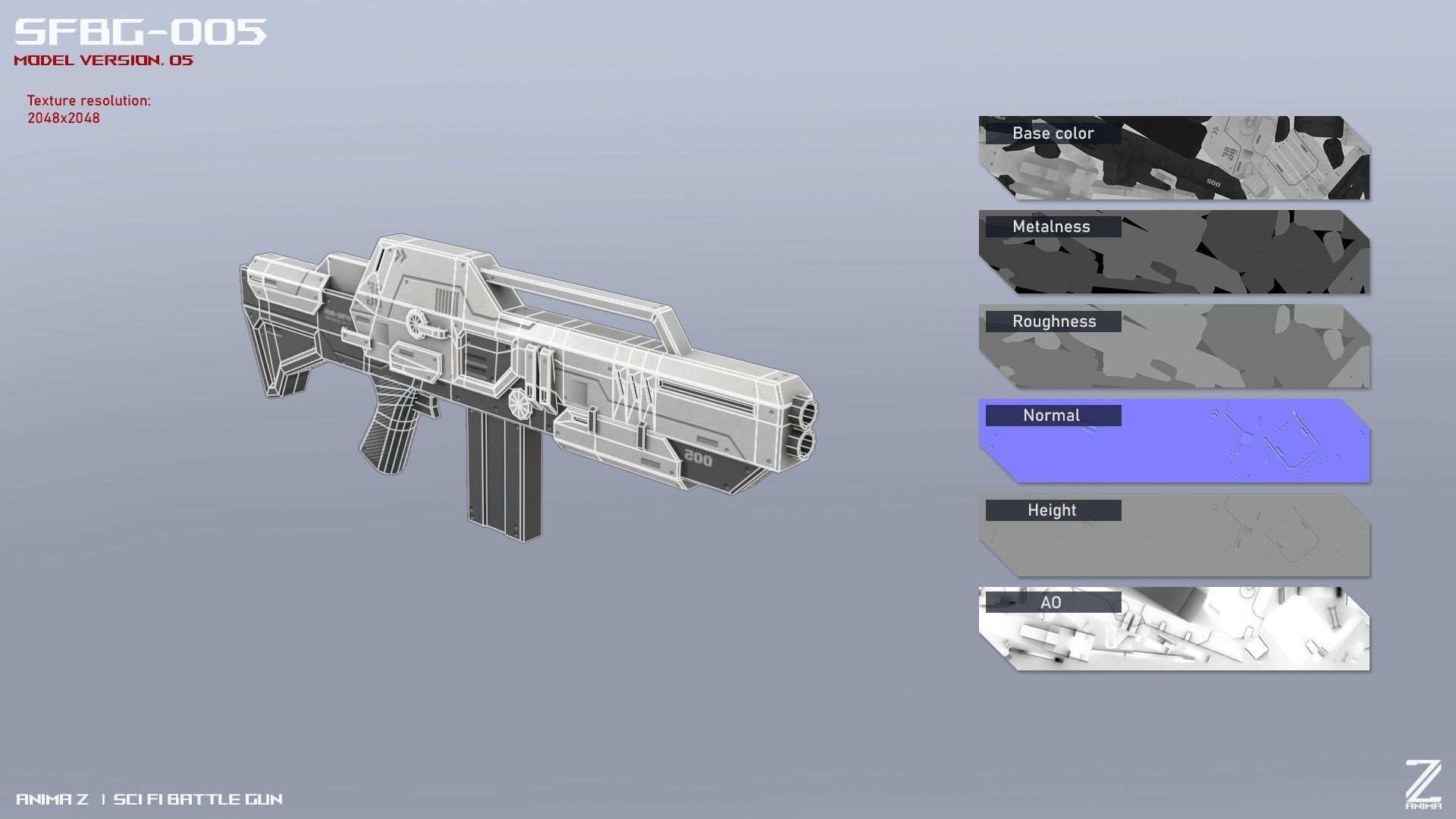 Scifi Battle gun collection _6
