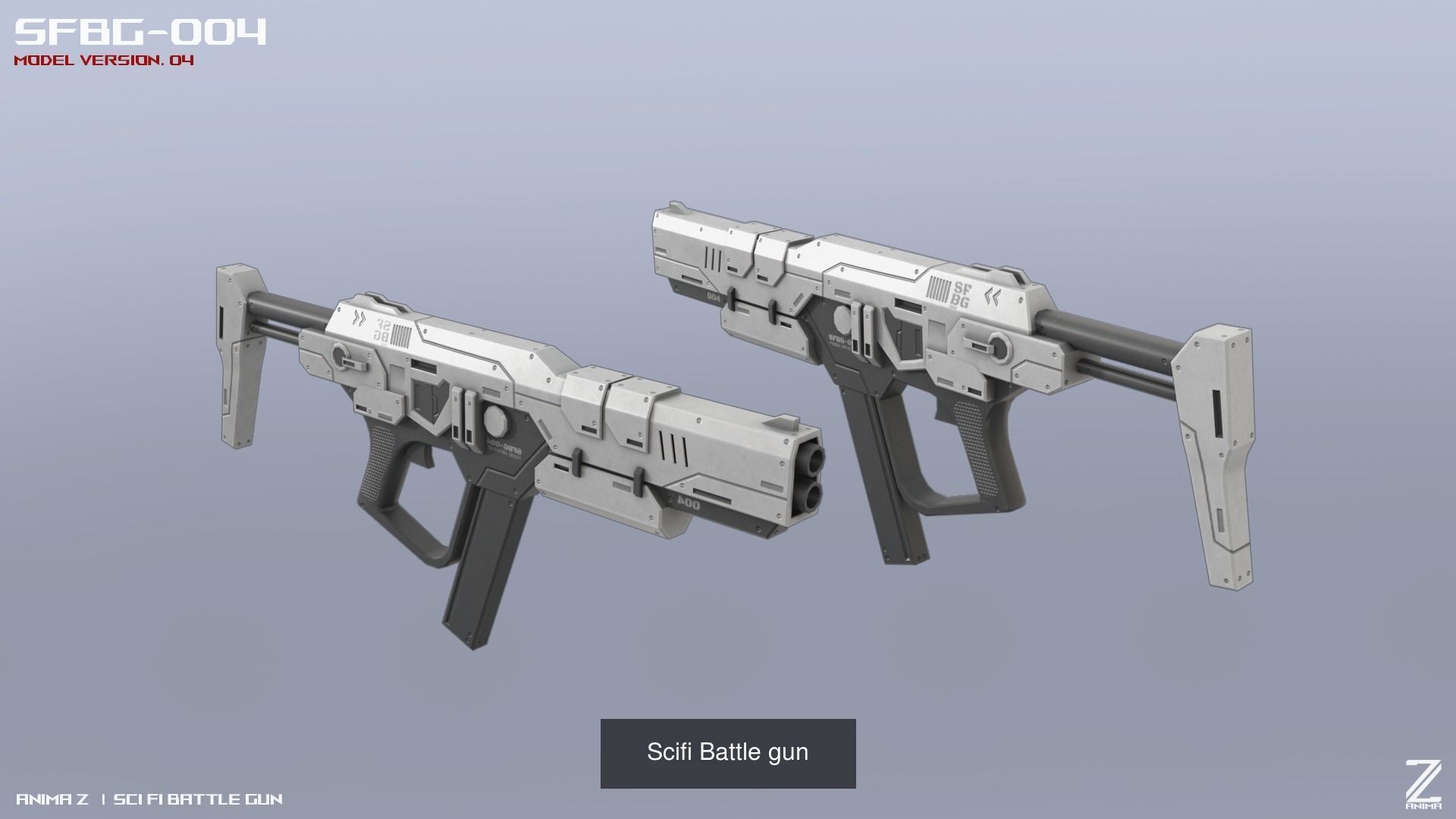 Scifi Battle gun collection _7