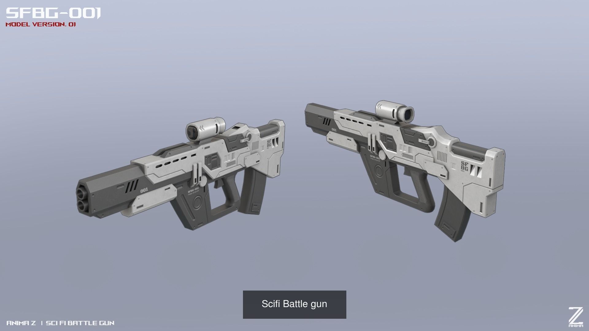 Scifi Battle gun collection _1