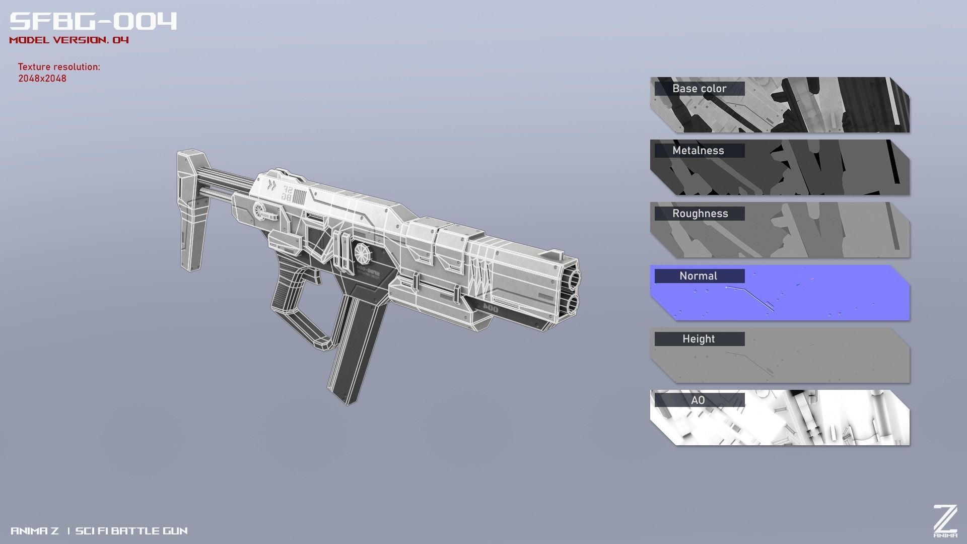 Scifi Battle gun collection _8