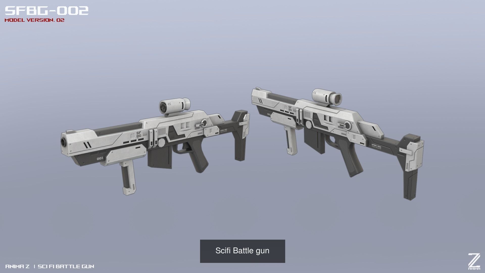 Scifi Battle gun collection _3