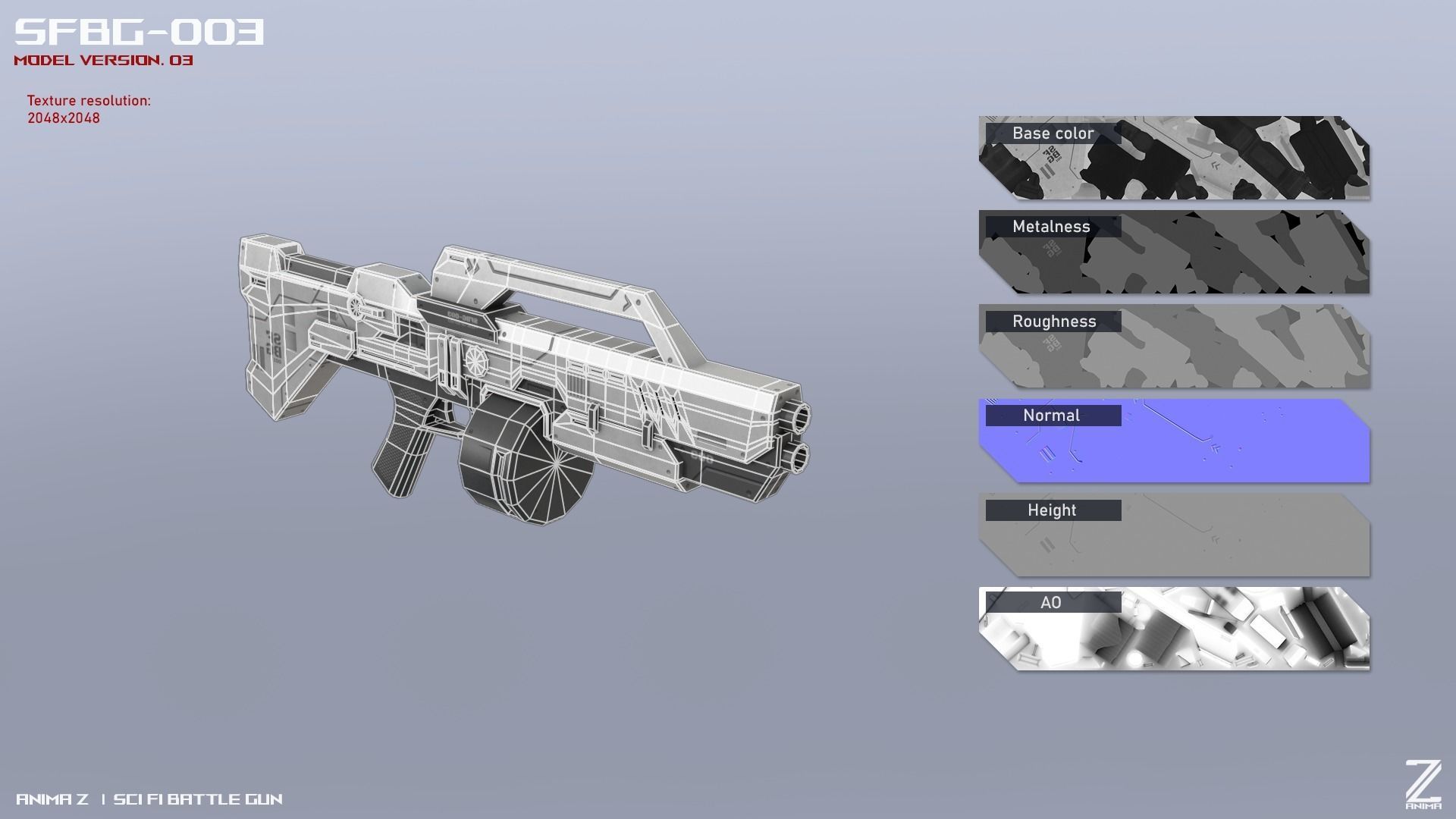 Scifi Battle gun collection _10