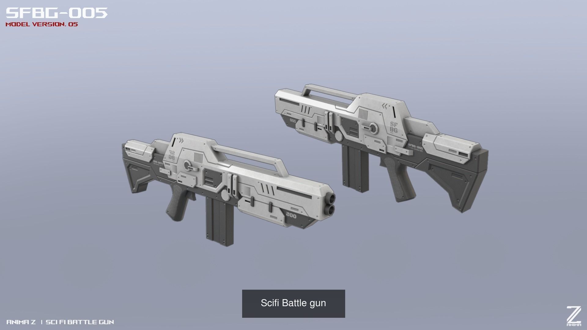Scifi Battle gun collection _9