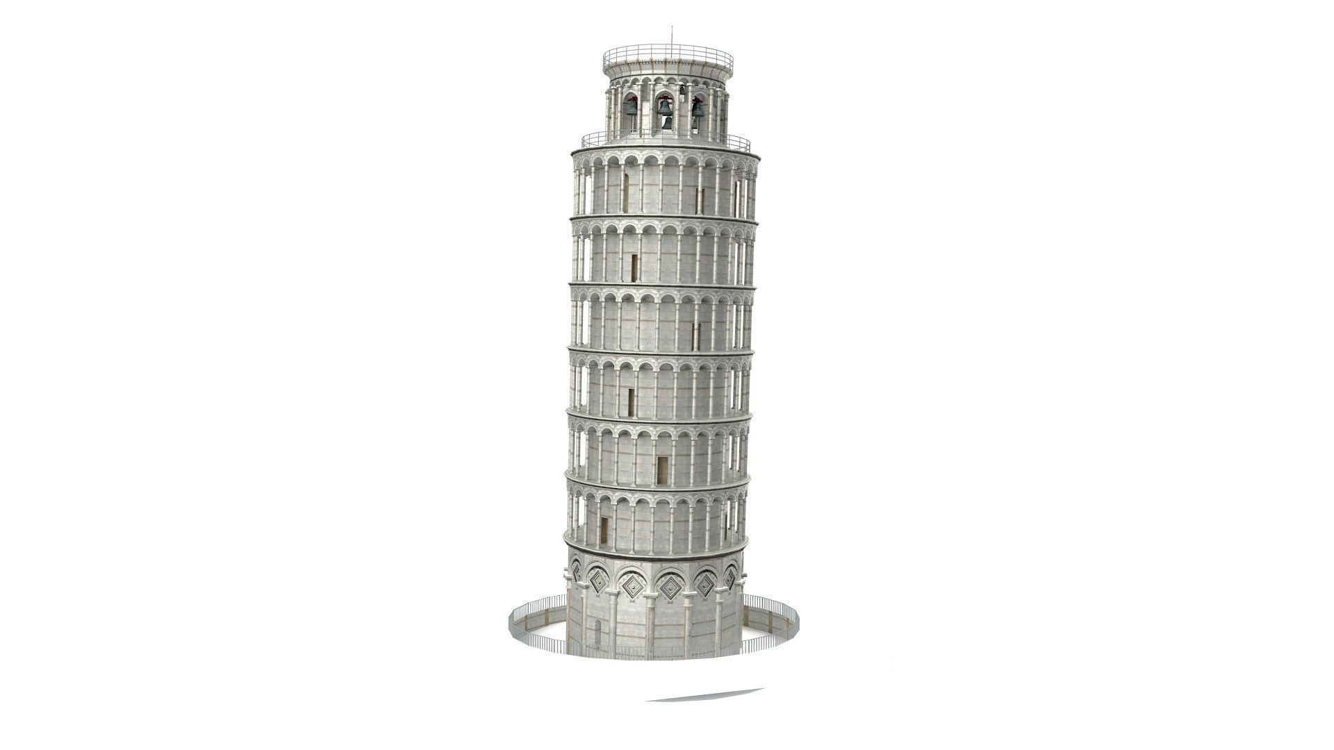 Pisa Tower  3D model_24
