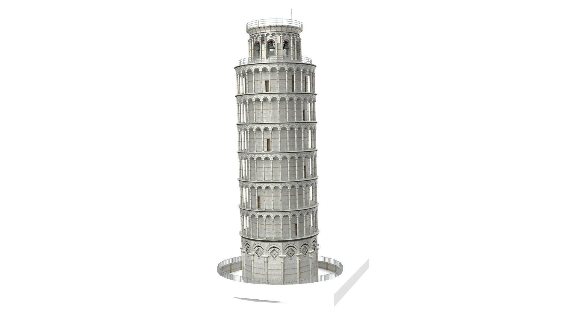 Pisa Tower  3D model_20