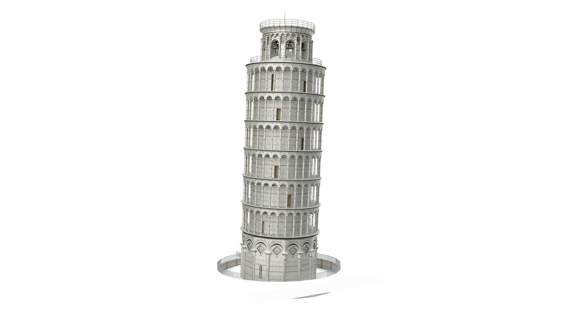 Pisa Tower  3D model_25