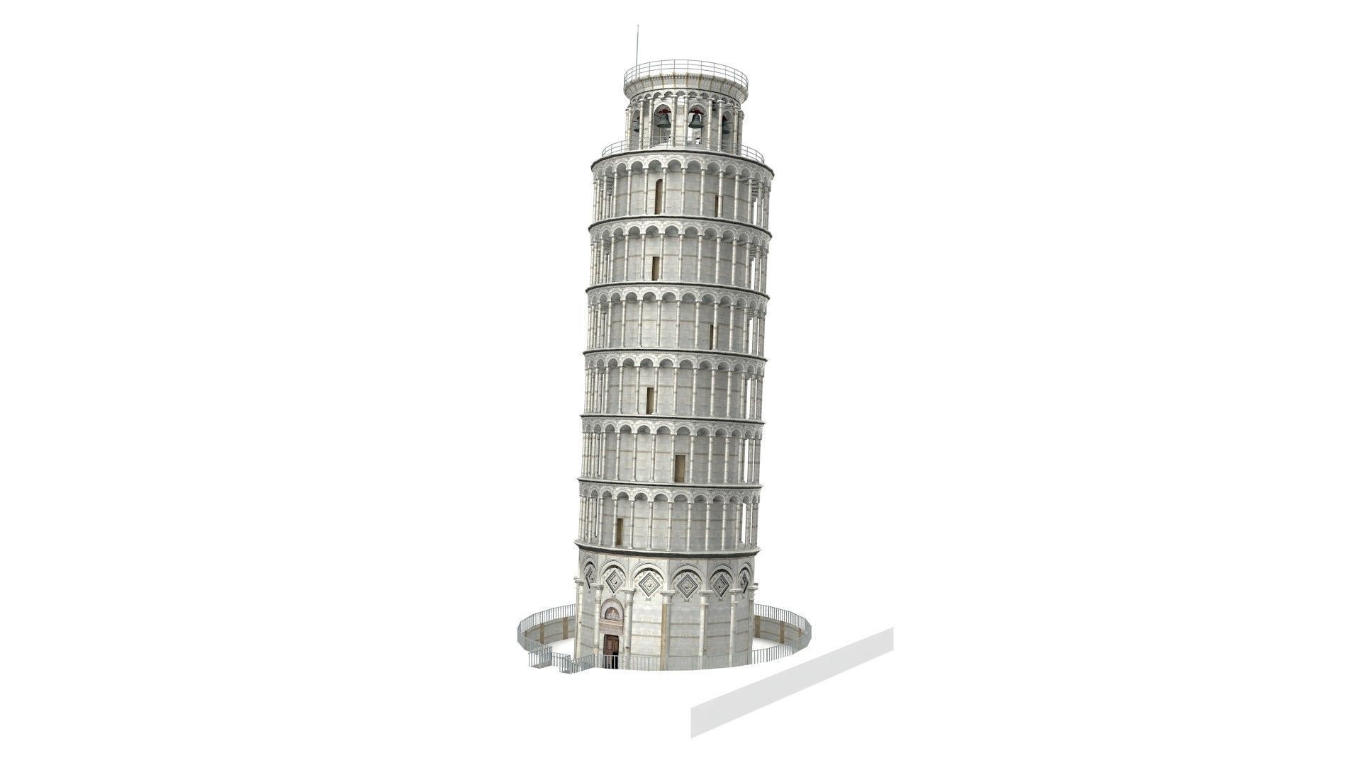 Pisa Tower  3D model_1